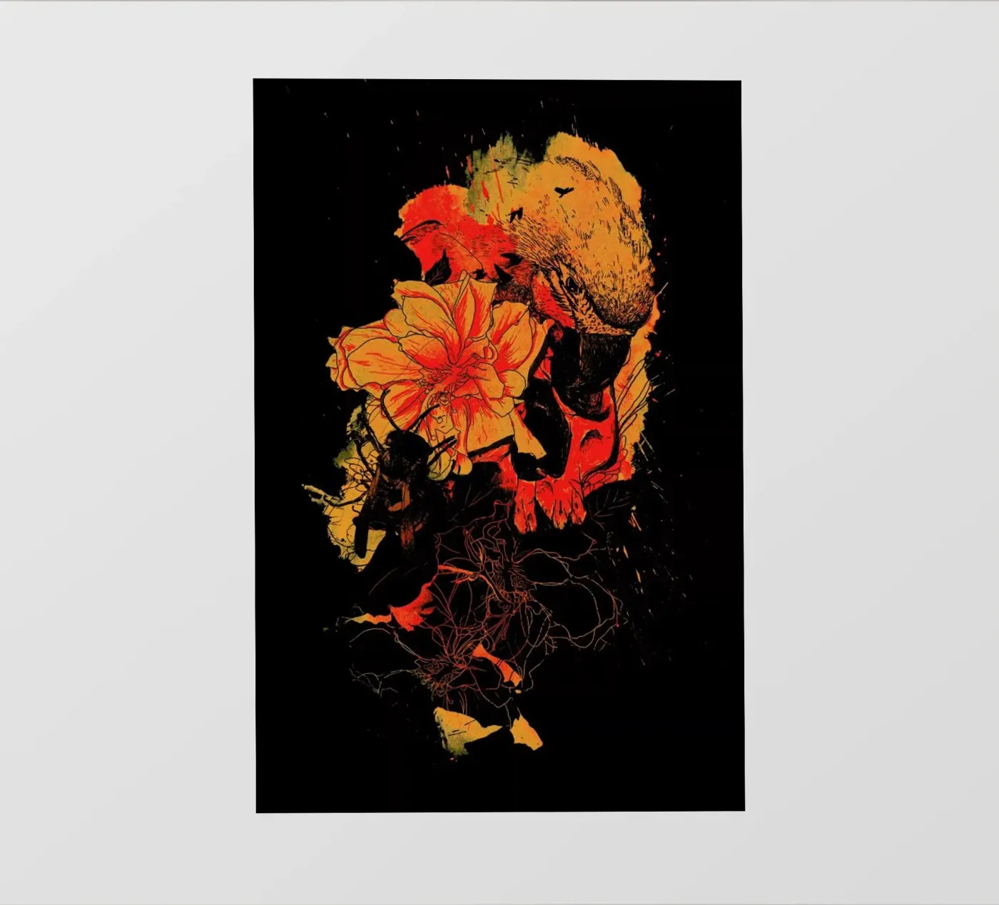 Pollination backlit folie van Nicebleed