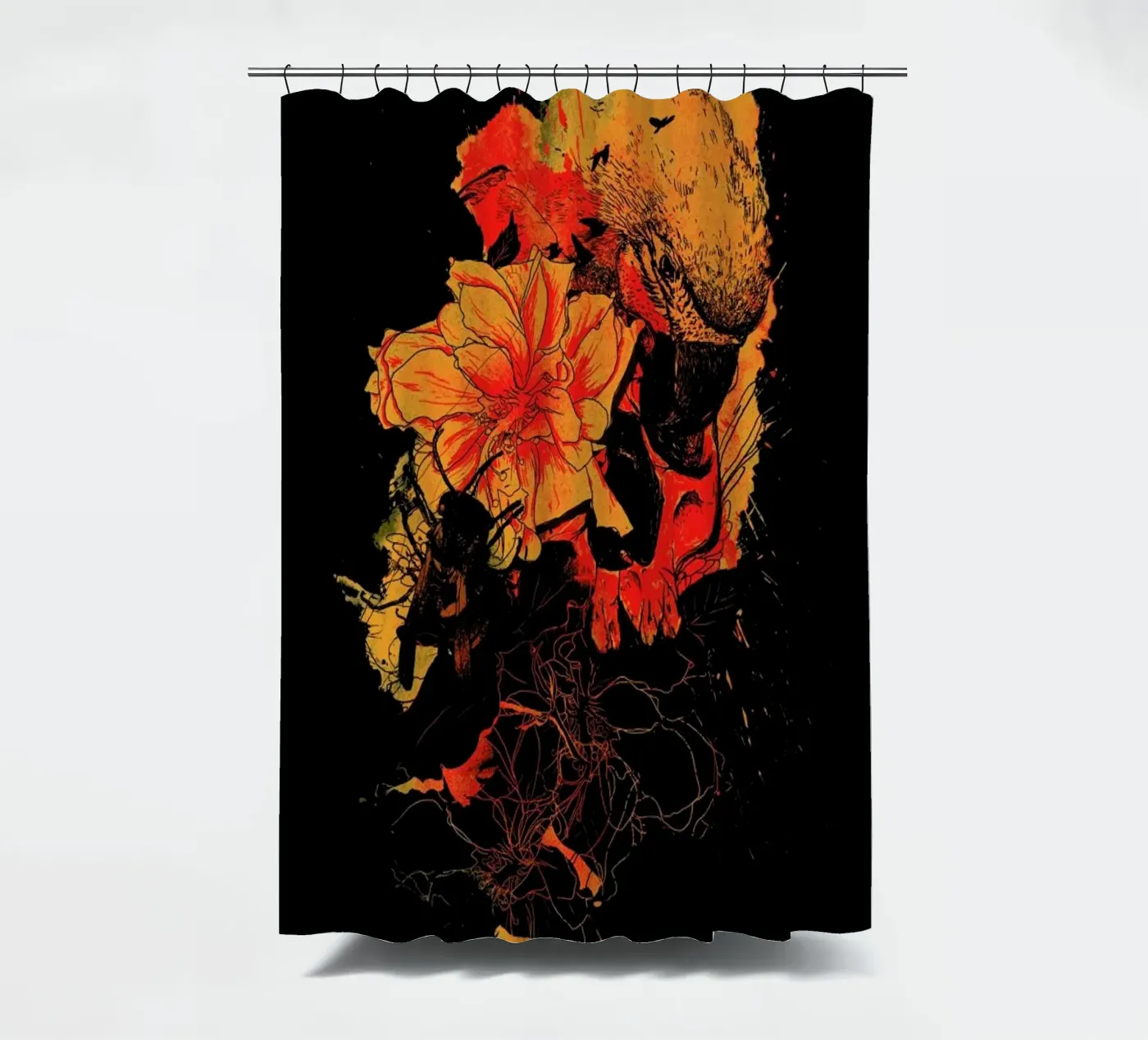 Pollination Duschvorhang von Nicebleed