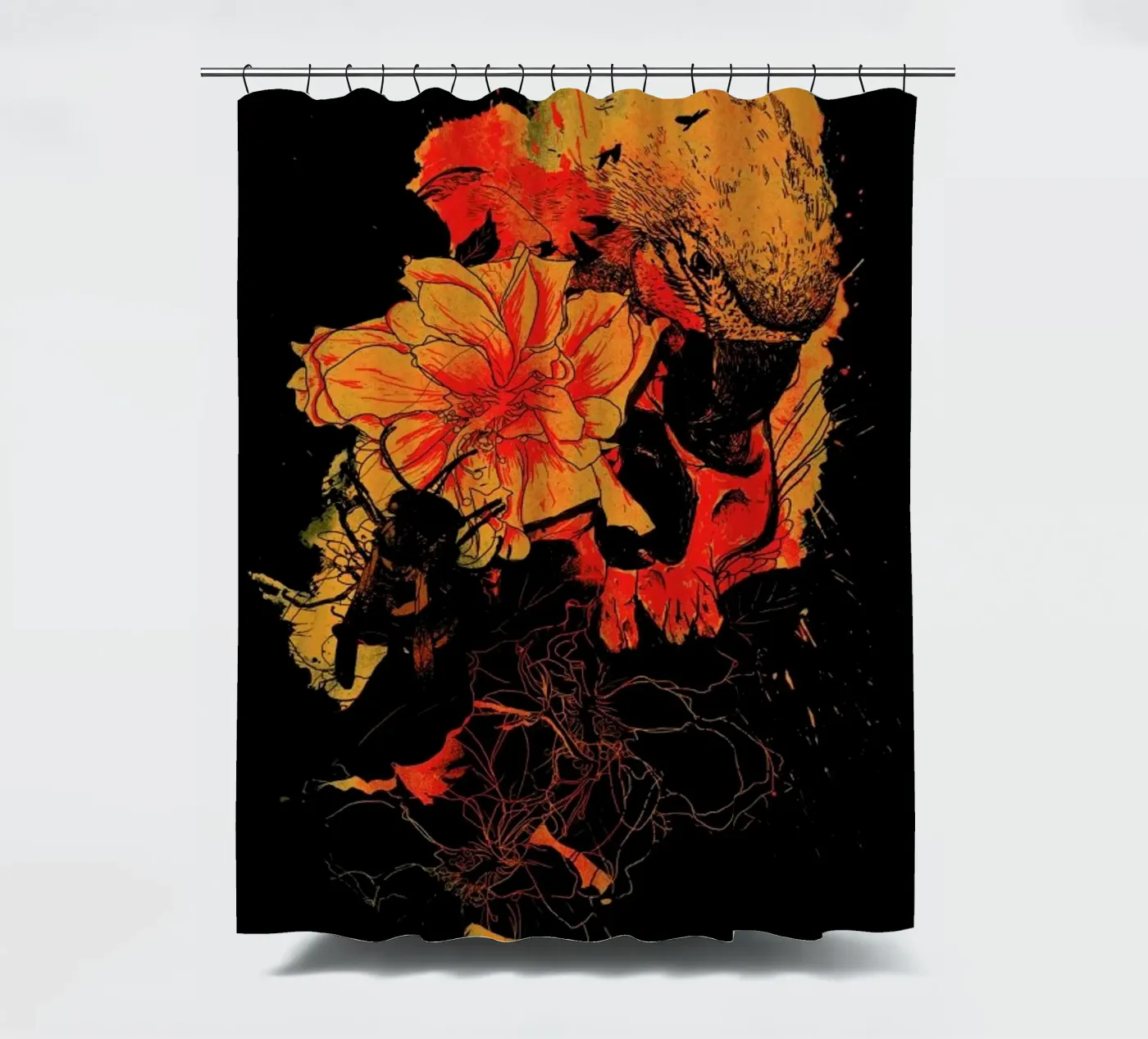 Pollination Duschvorhang von Nicebleed