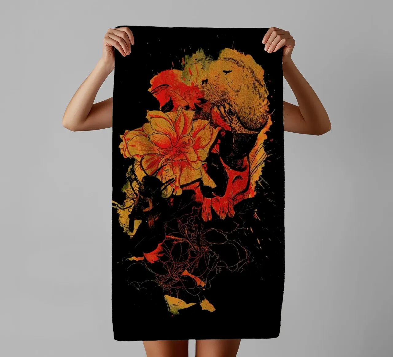 Pollination badhanddoek van Nicebleed