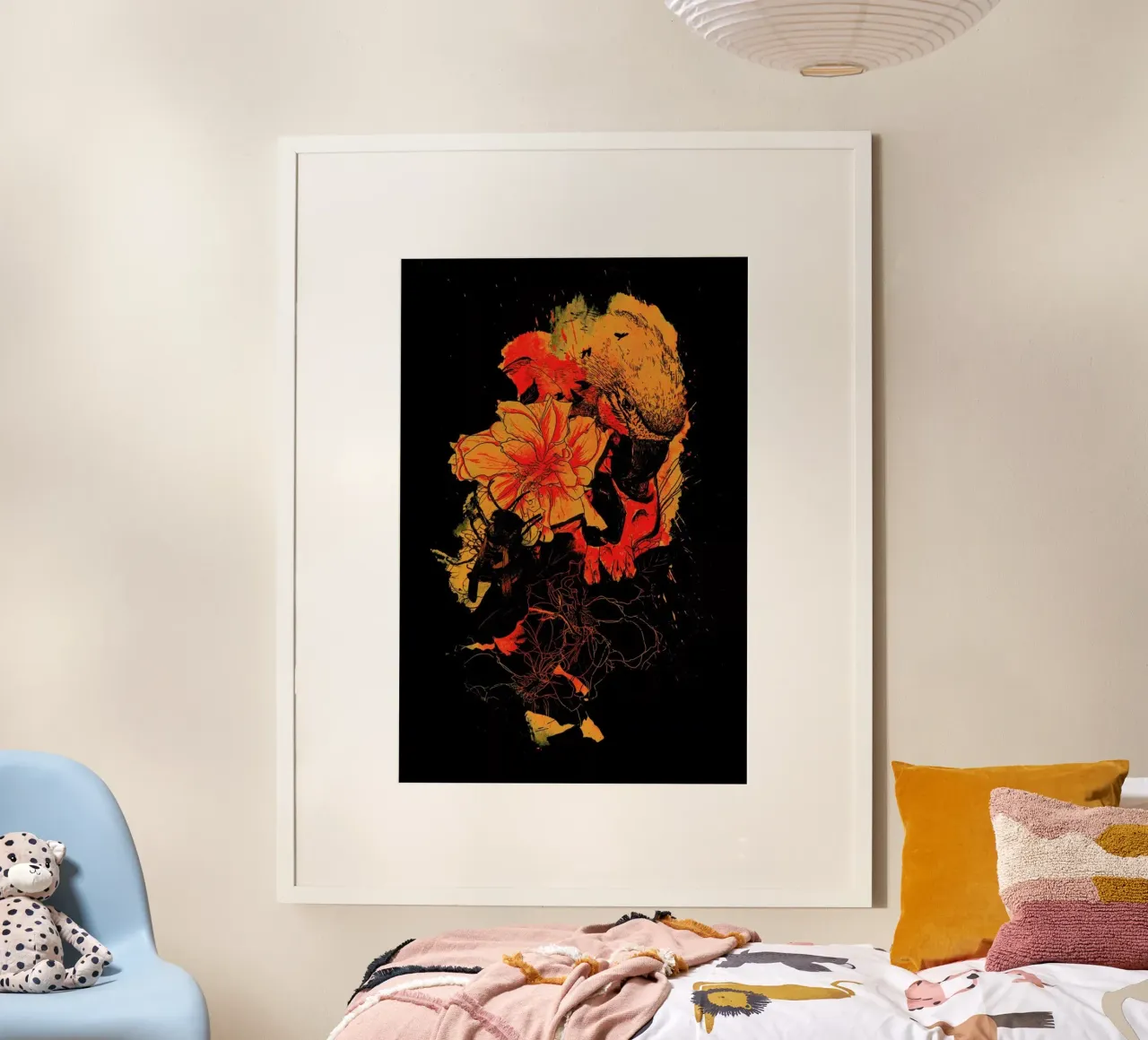 Pollination poster con telaio in legno da Nicebleed