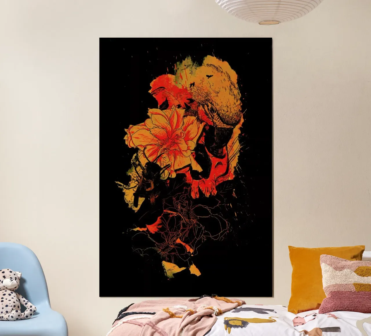 Pollination poster con telaio in legno da Nicebleed