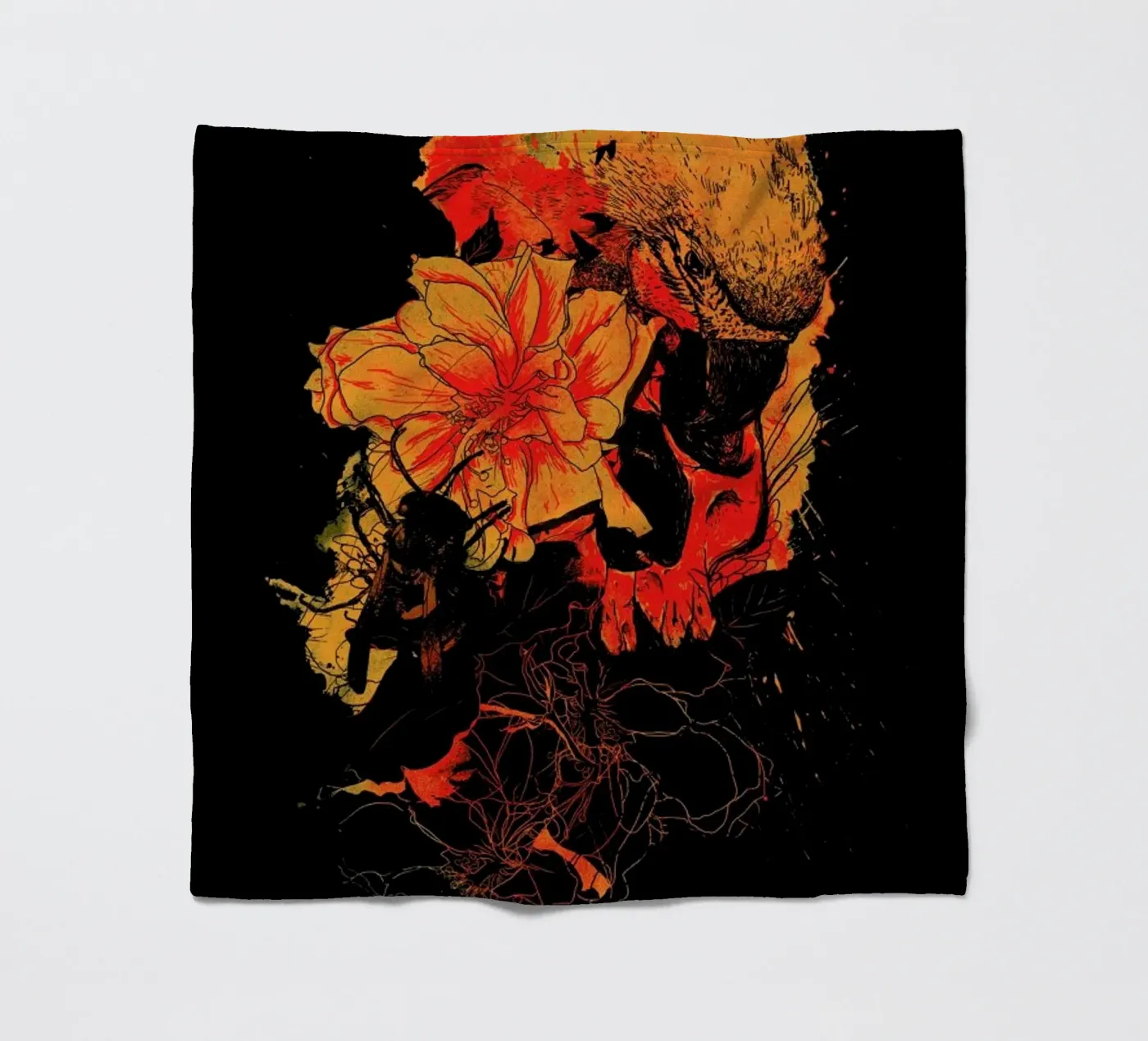 Pollination fleece blanket by Nicebleed