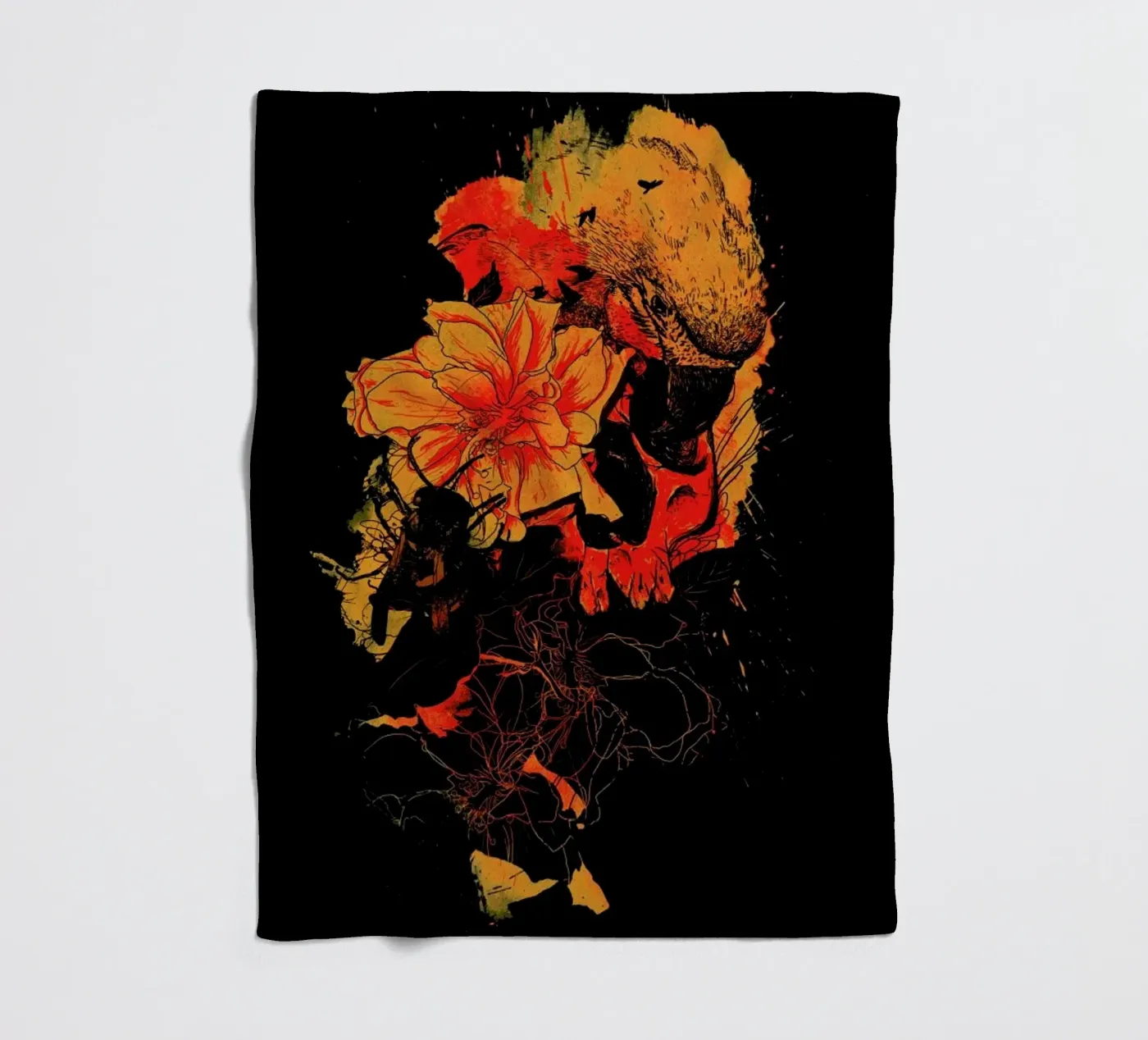 Pollination fleecedeken van Nicebleed