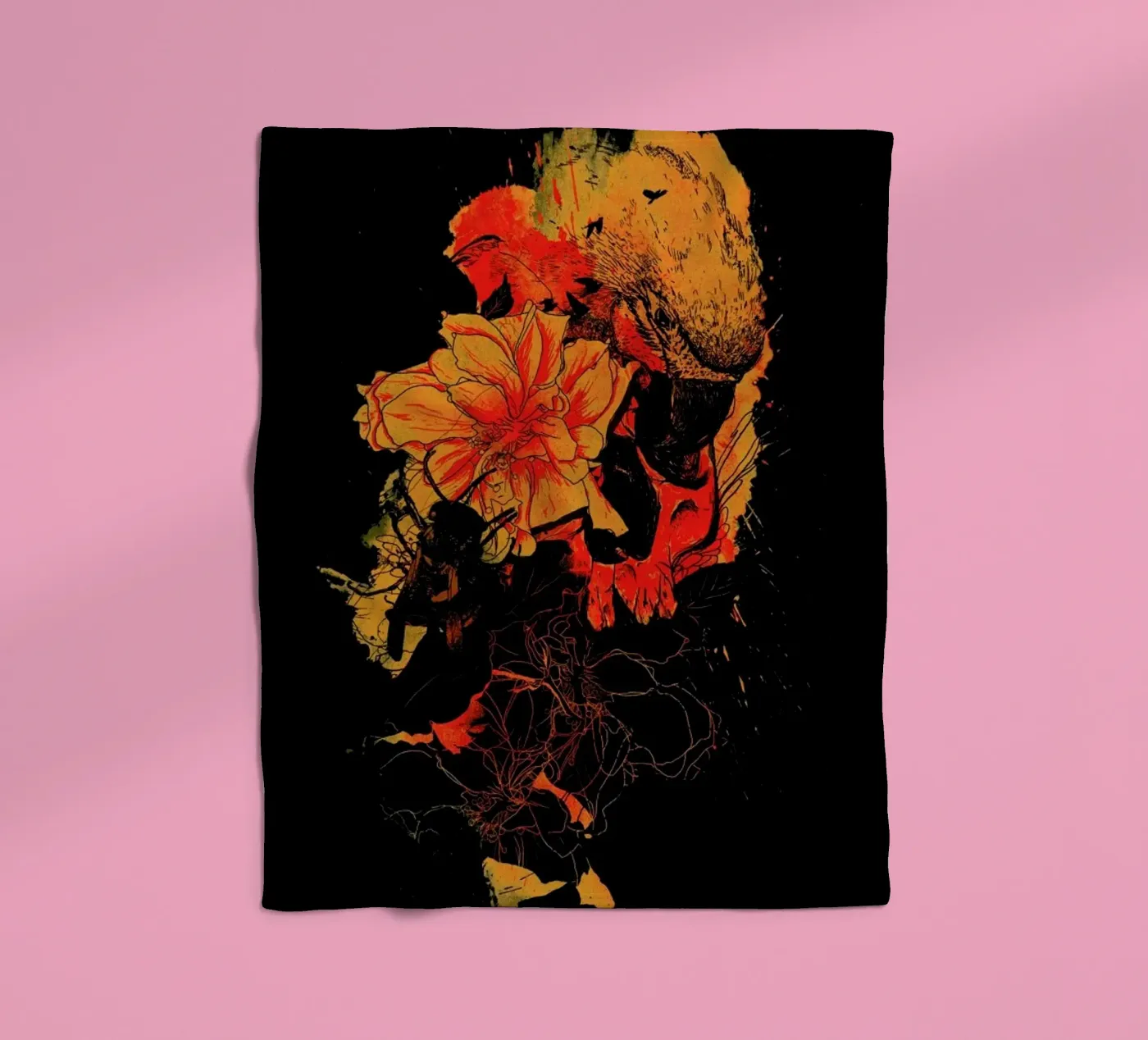Pollination fleecedeken van Nicebleed
