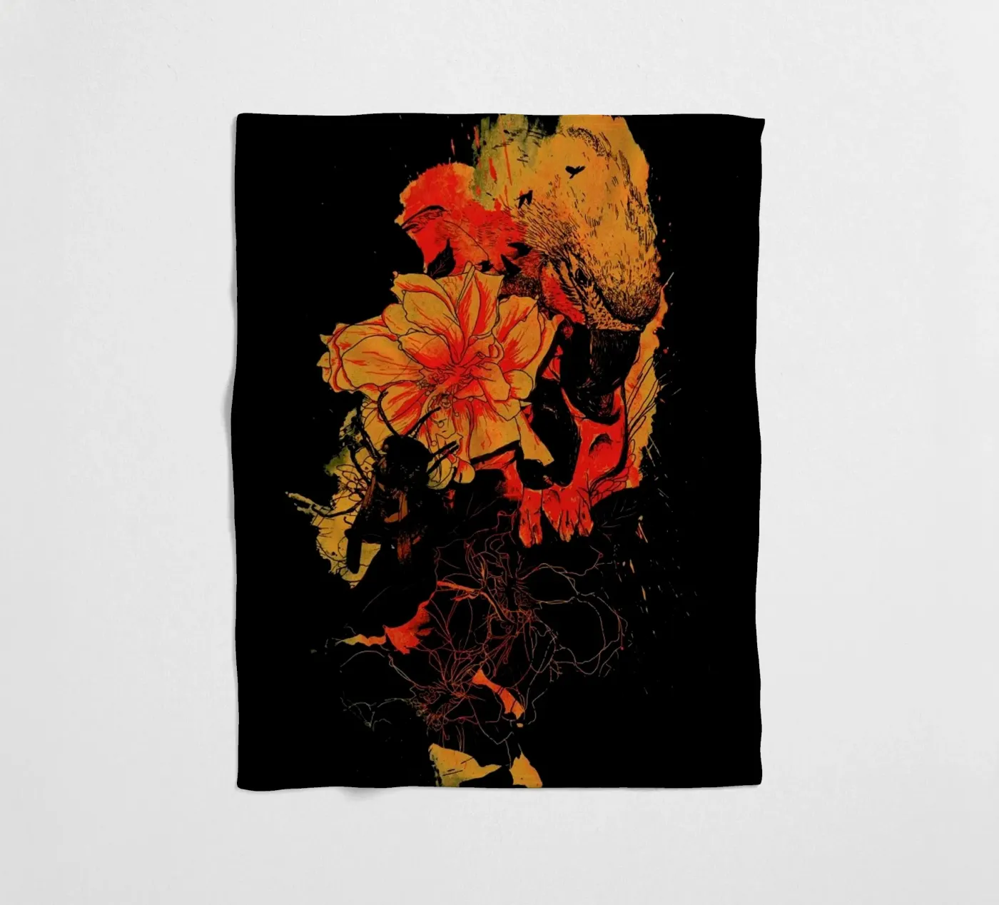 Pollination fleecedeken van Nicebleed