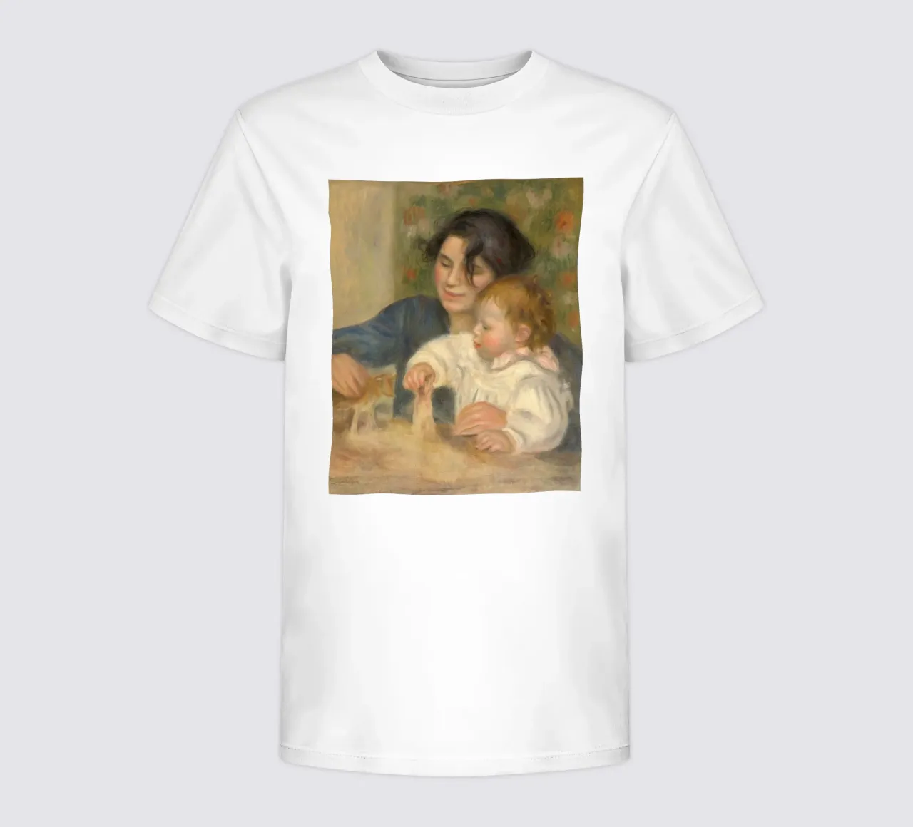 Pierre-Auguste Renoir - Gabrielle e Jean t-shirt bambini da Timeless Artworks