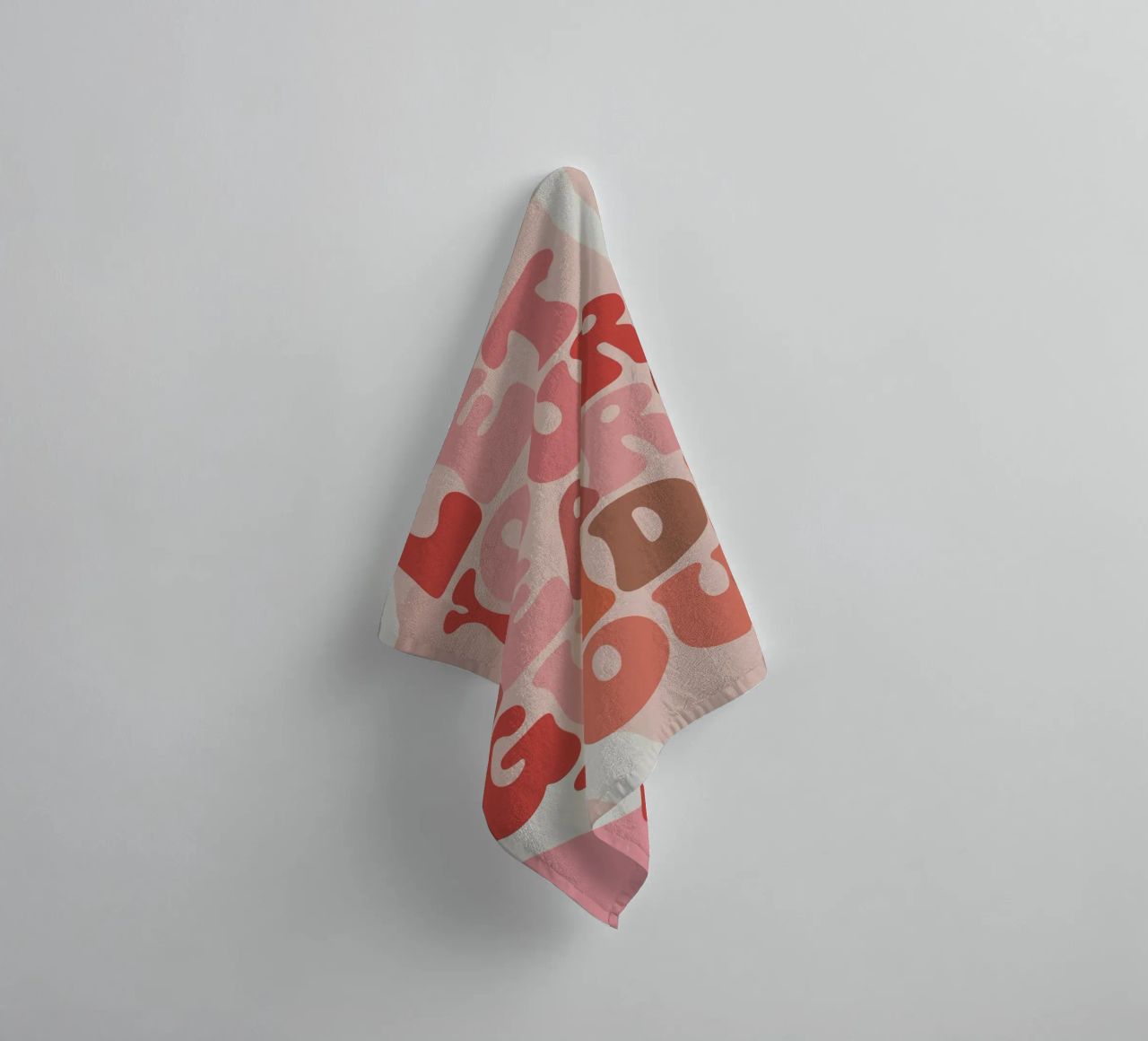 Let Your Heart Guide You – Boho Pastel Abstract asciugamano da bagno da Soleil Basque