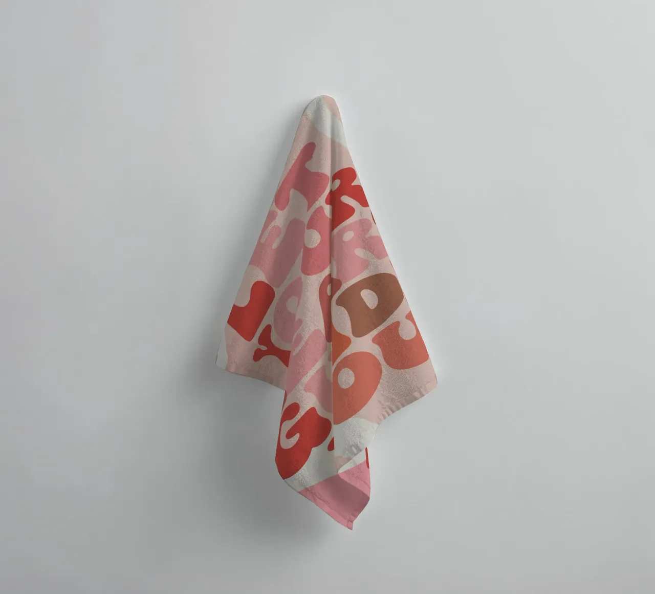 Let Your Heart Guide You – Boho Pastel Abstract asciugamano da bagno da Soleil Basque