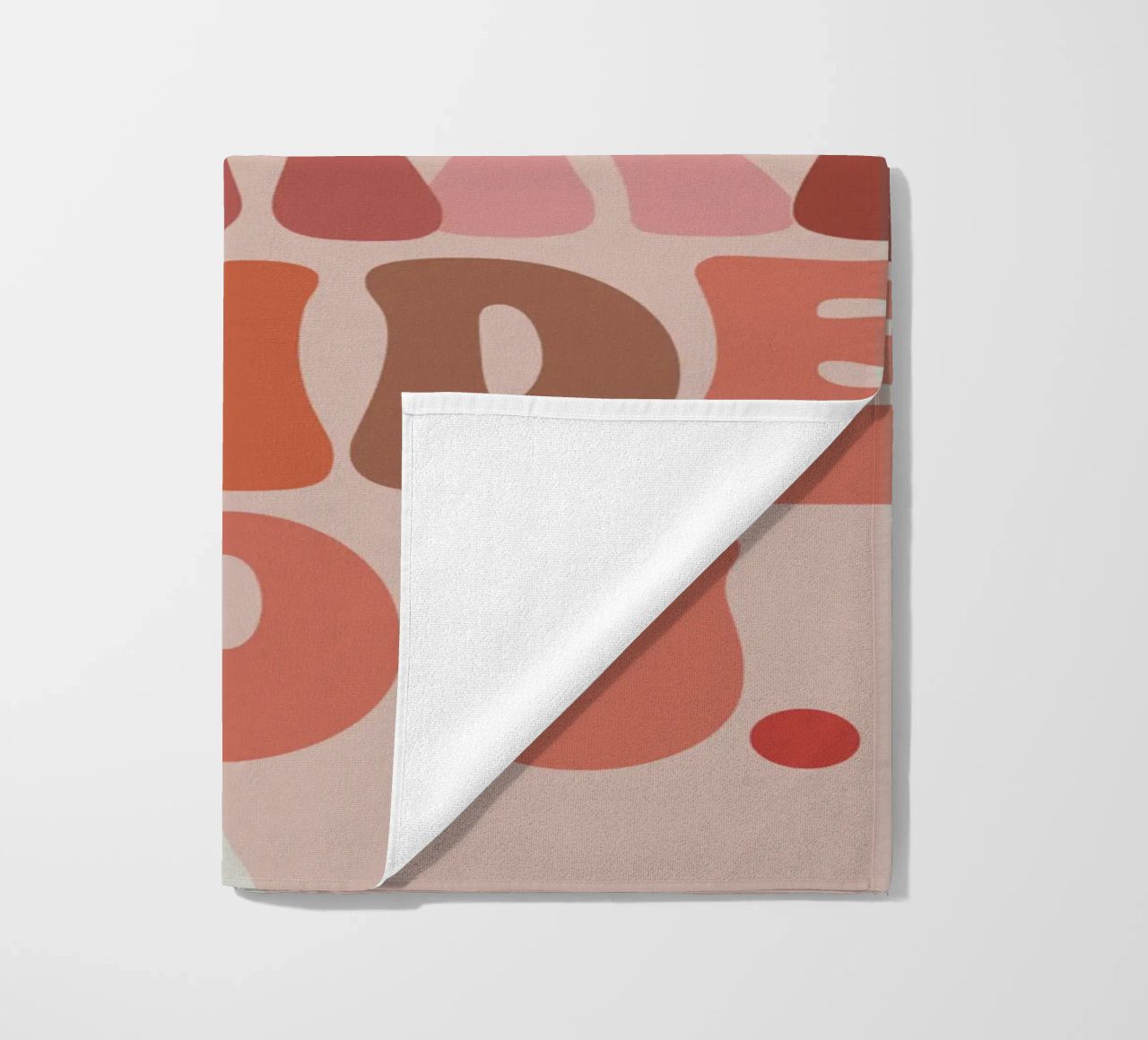 Let Your Heart Guide You – Boho Pastel Abstract telo mare da Soleil Basque