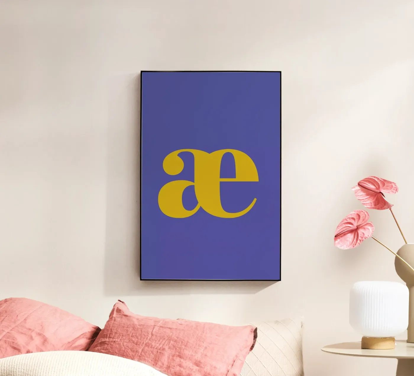 Blue Letter æ plexiglass da Studio One