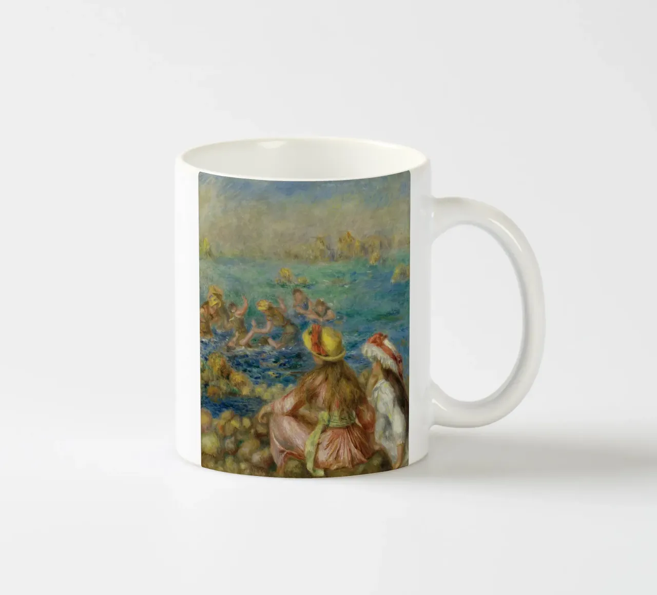 Pierre-Auguste Renoir - Bagnanti tazza in ceramica da Timeless Artworks