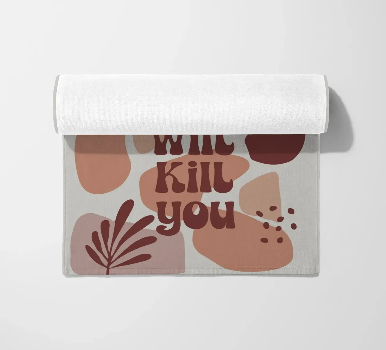 Your Comfort Zone Will Kill You – Boho Motivational Message telo mare da Soleil Basque