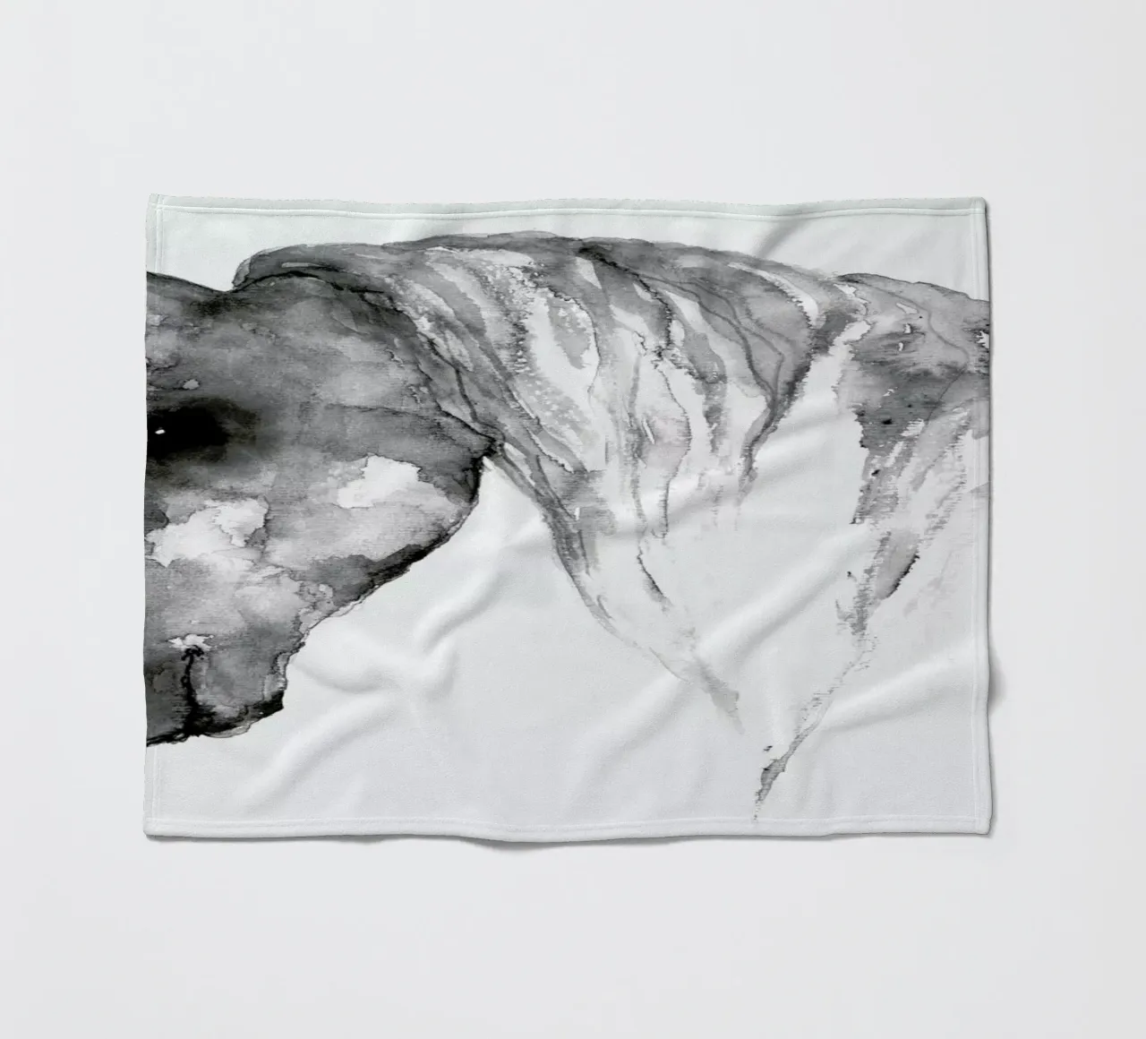 Grey Horse manta de franela de Larissa van der Laan