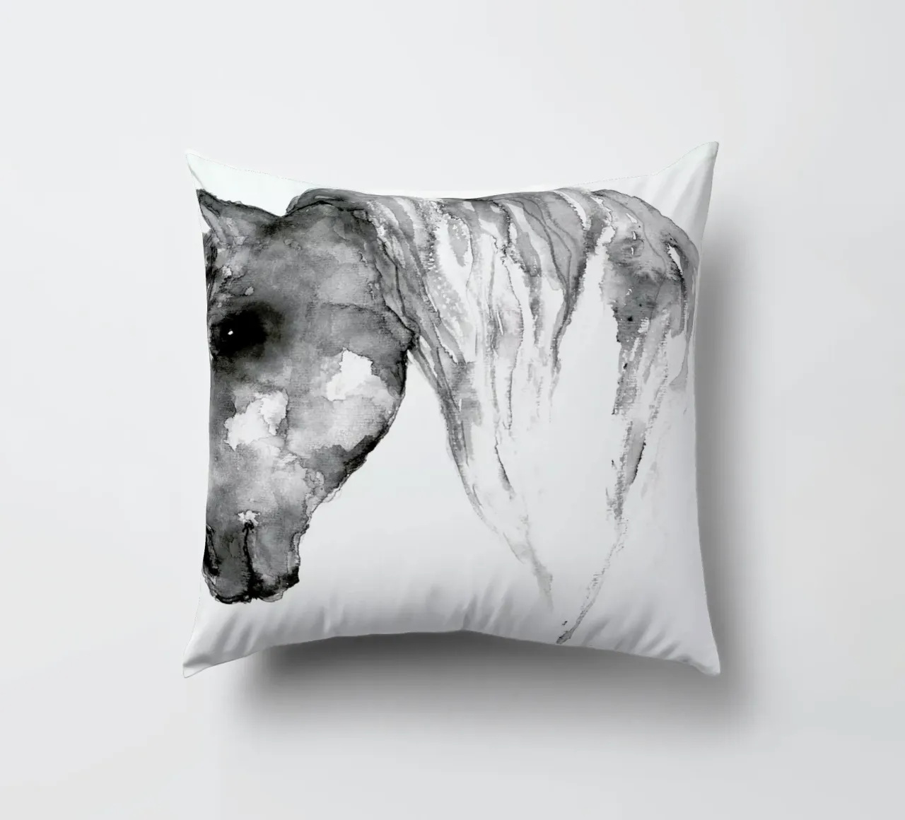 Grey Horse cuscino da Larissa van der Laan