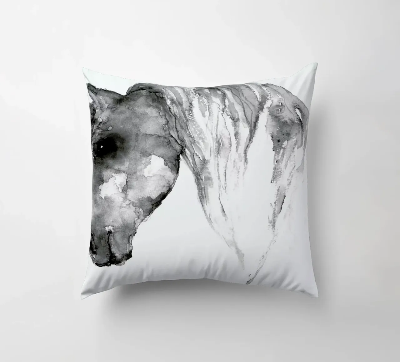 Grey Horse cuscino da Larissa van der Laan