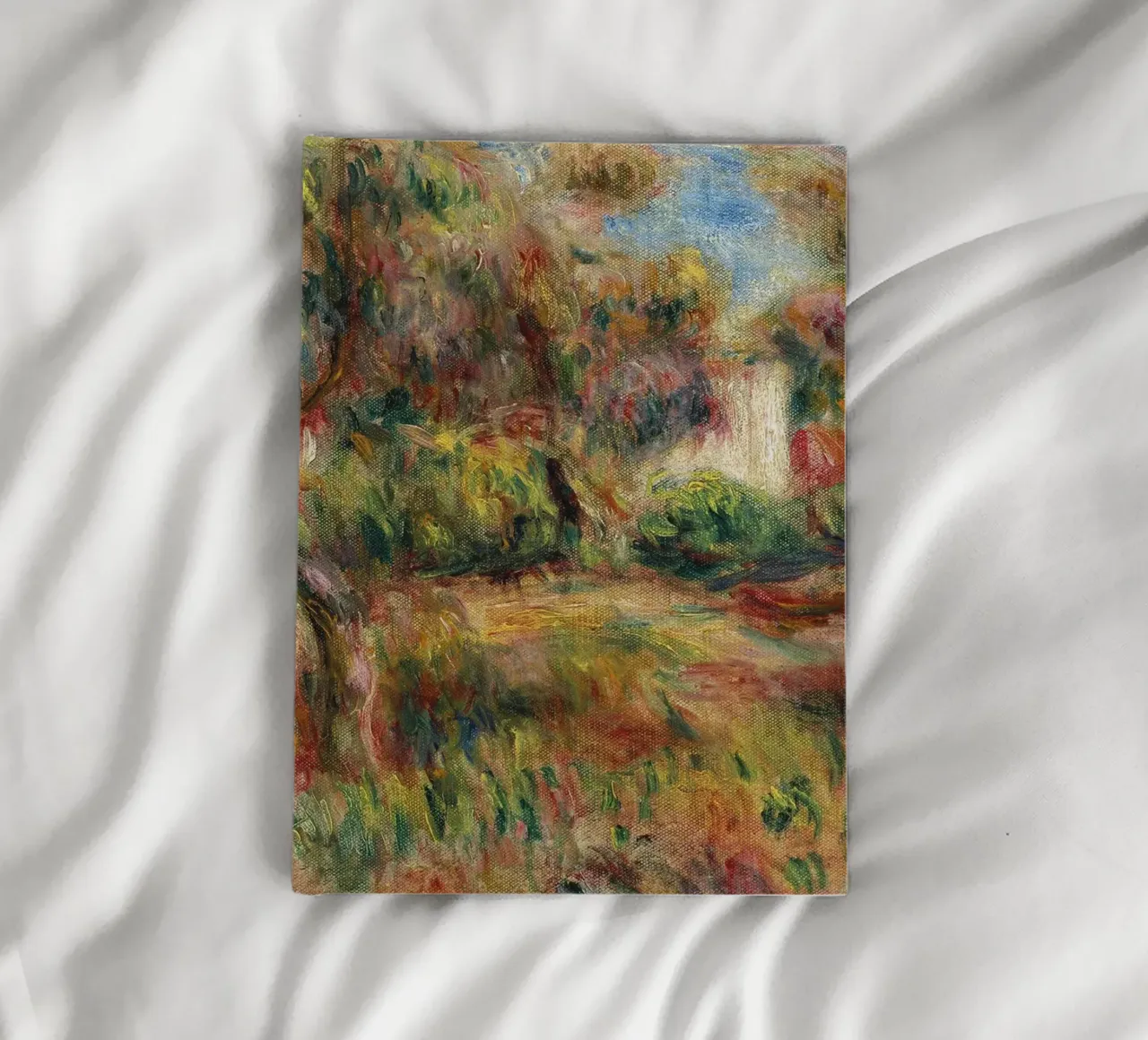 Pierre-Auguste Renoir - Landscape with a cabin notebook by Timeless Artworks
