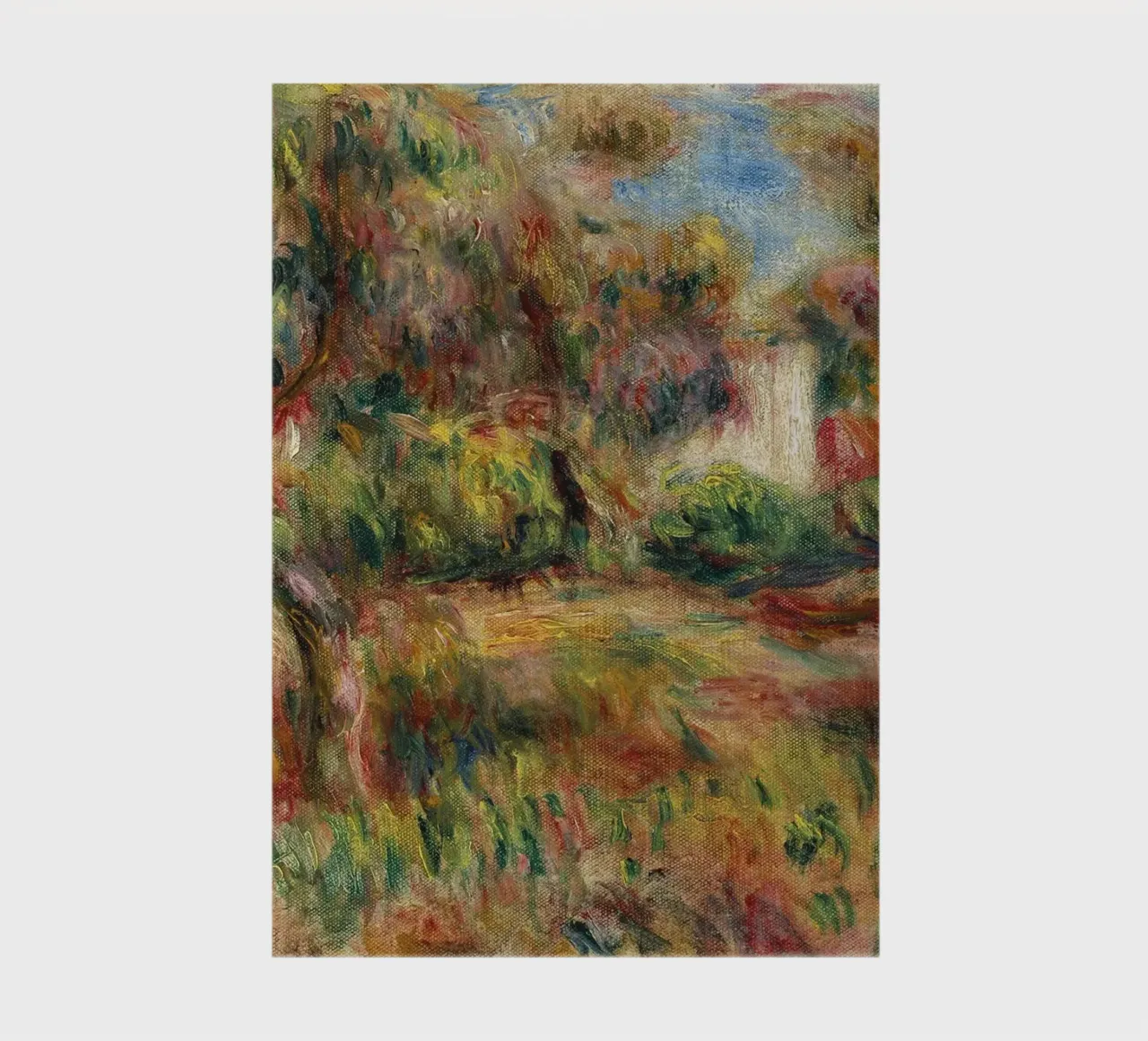 Pierre-Auguste Renoir - Landscape with a cabin notebook by Timeless Artworks