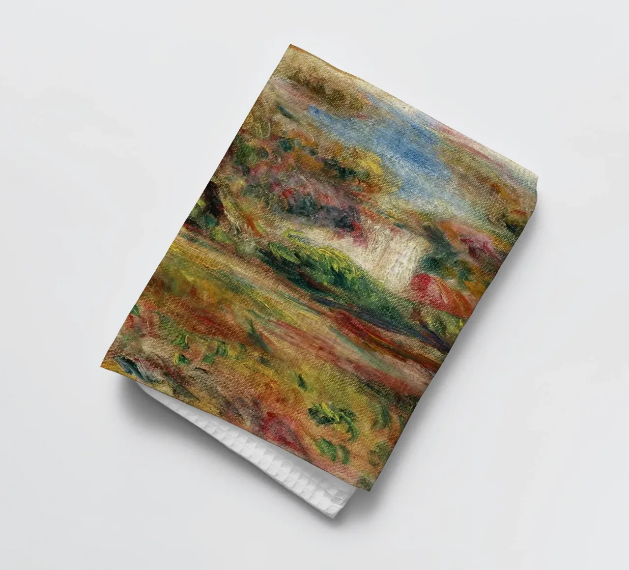 Pierre-Auguste Renoir - Paesaggio con capanna canovaccio da cucina da Timeless Artworks