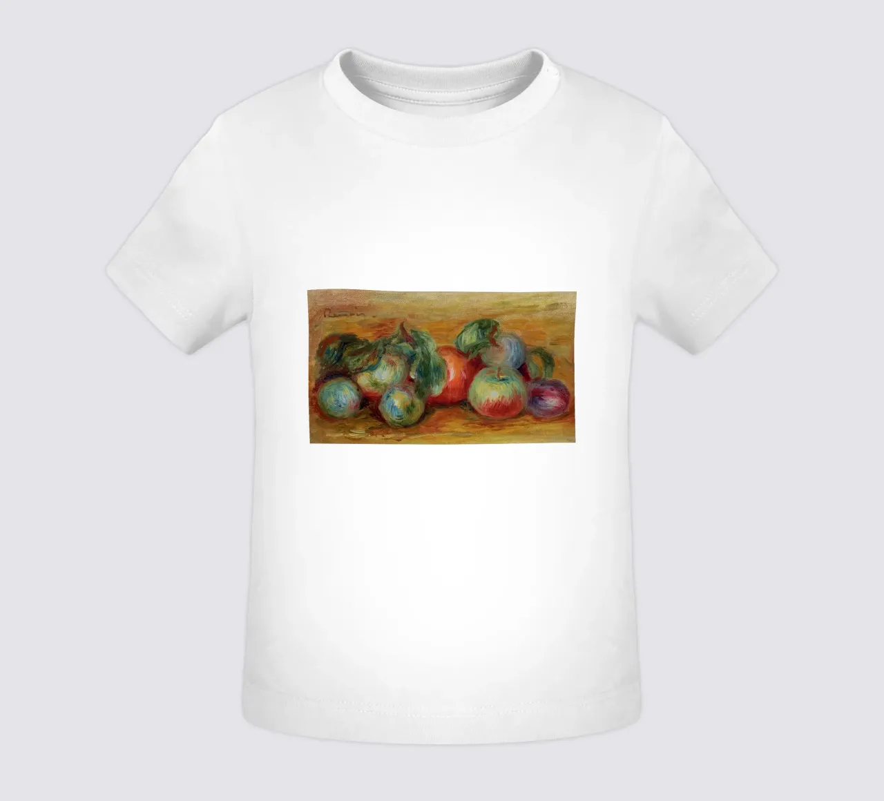 Pierre-Auguste Renoir - Natura morta con frutta maglietta neonato da Timeless Artworks