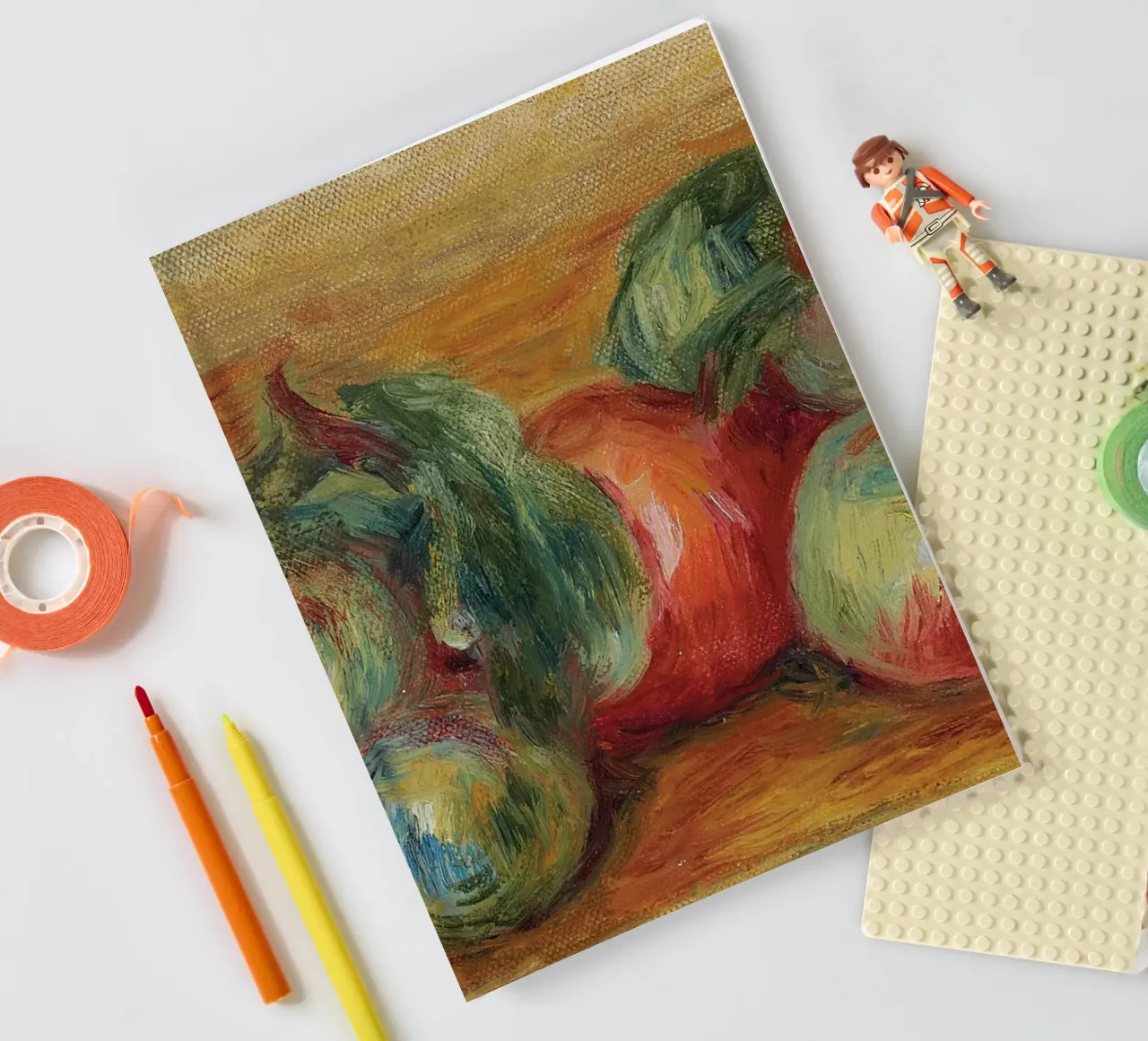 Pierre-Auguste Renoir - Natura morta con frutta diario da Timeless Artworks
