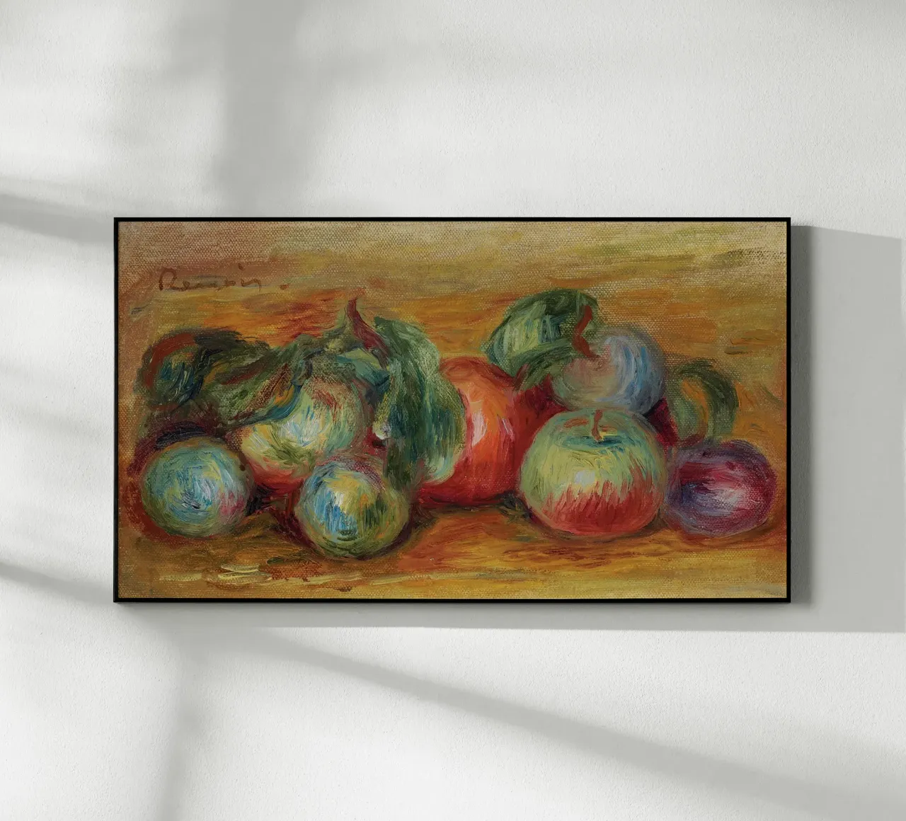 Pierre-Auguste Renoir - Natura morta con frutta plexiglass da Timeless Artworks
