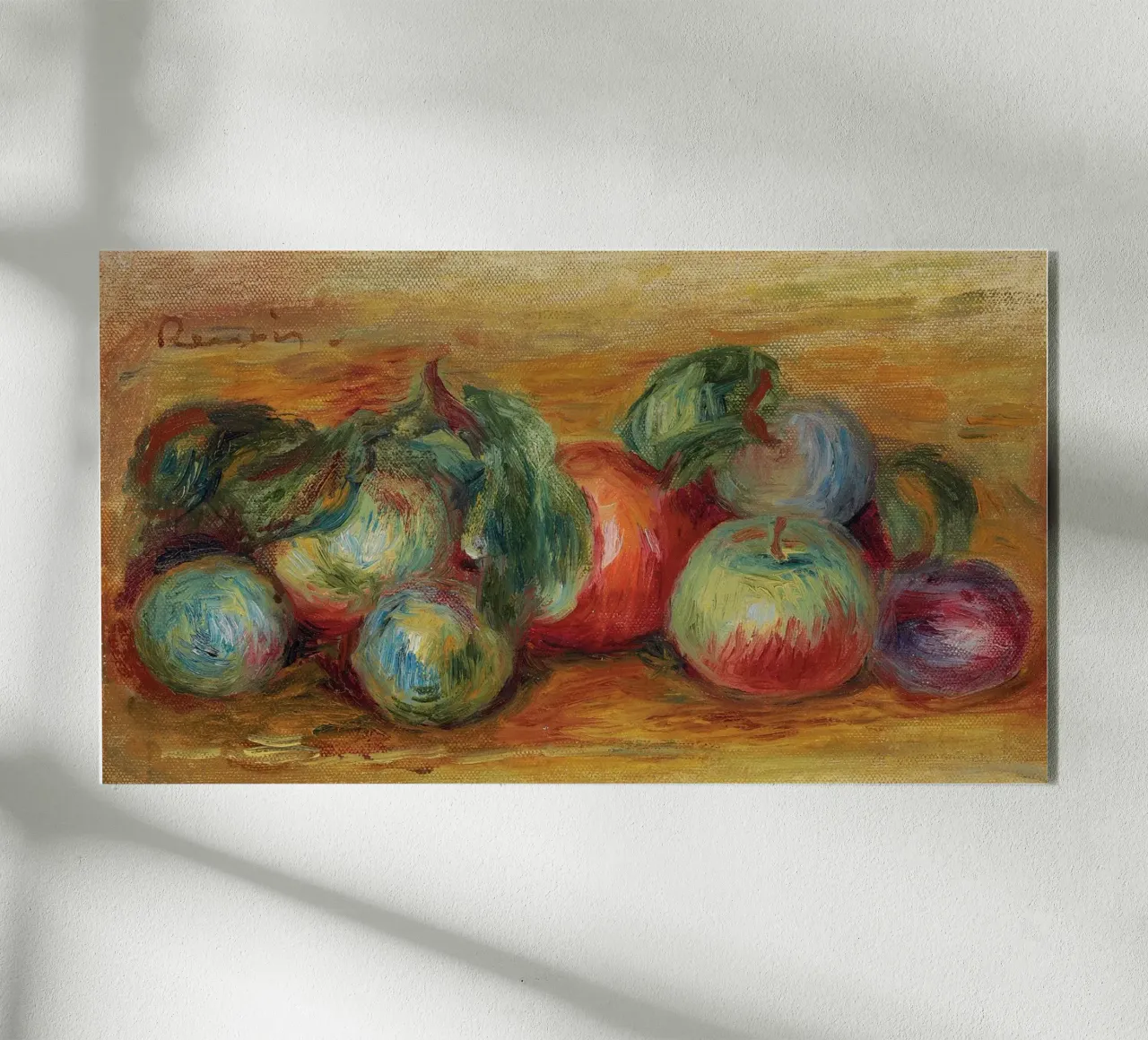 Pierre-Auguste Renoir - Natura morta con frutta plexiglass da Timeless Artworks