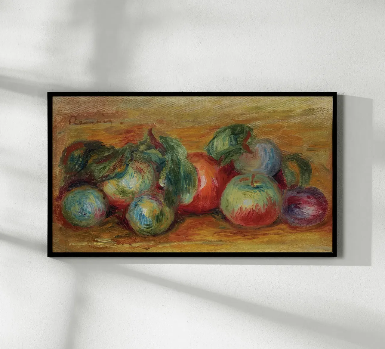 Pierre-Auguste Renoir - Natura morta con frutta carta hahnemühle da Timeless Artworks