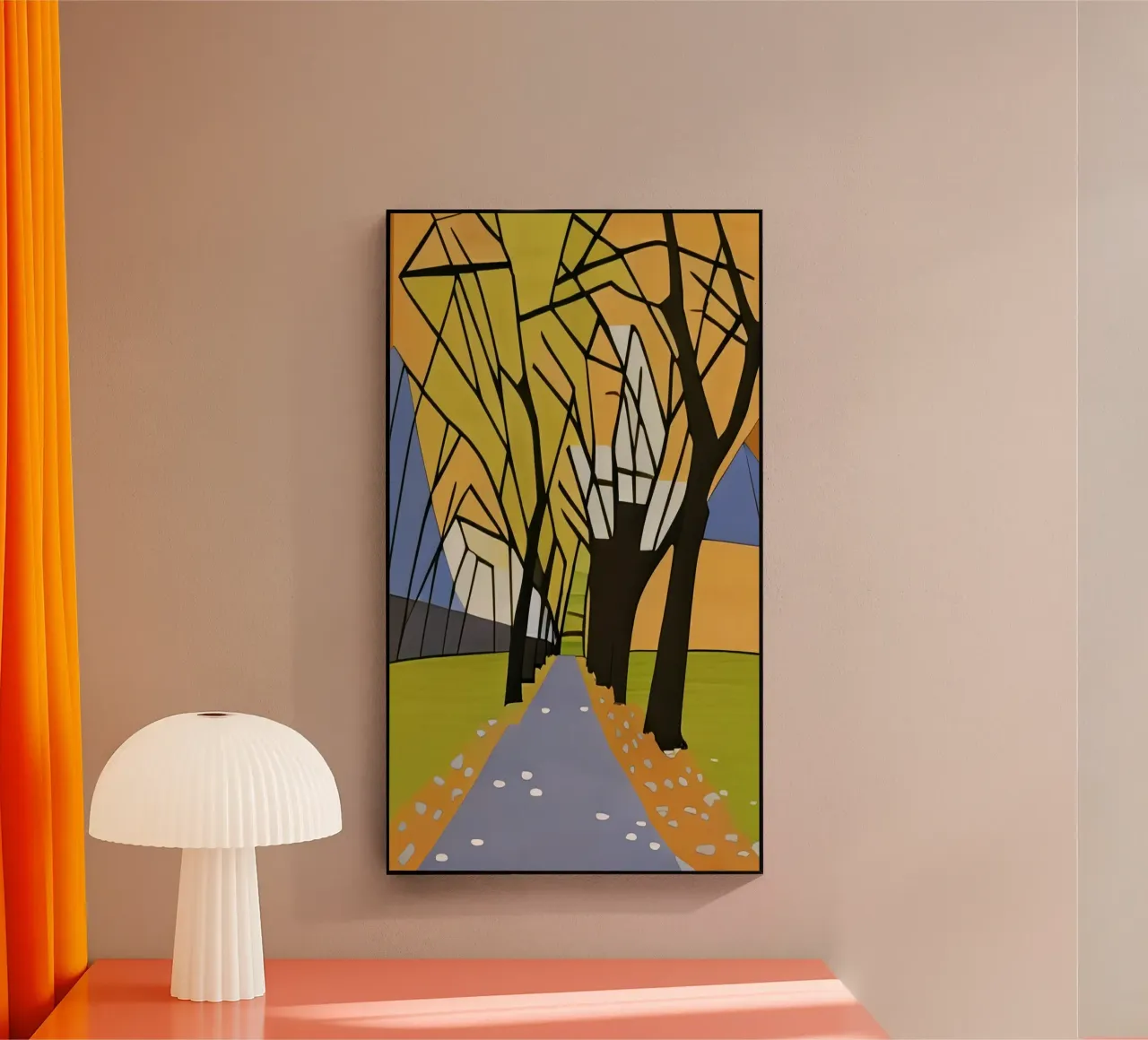Nature_Avenue_2 acrylic glass by Abstract Art by LK