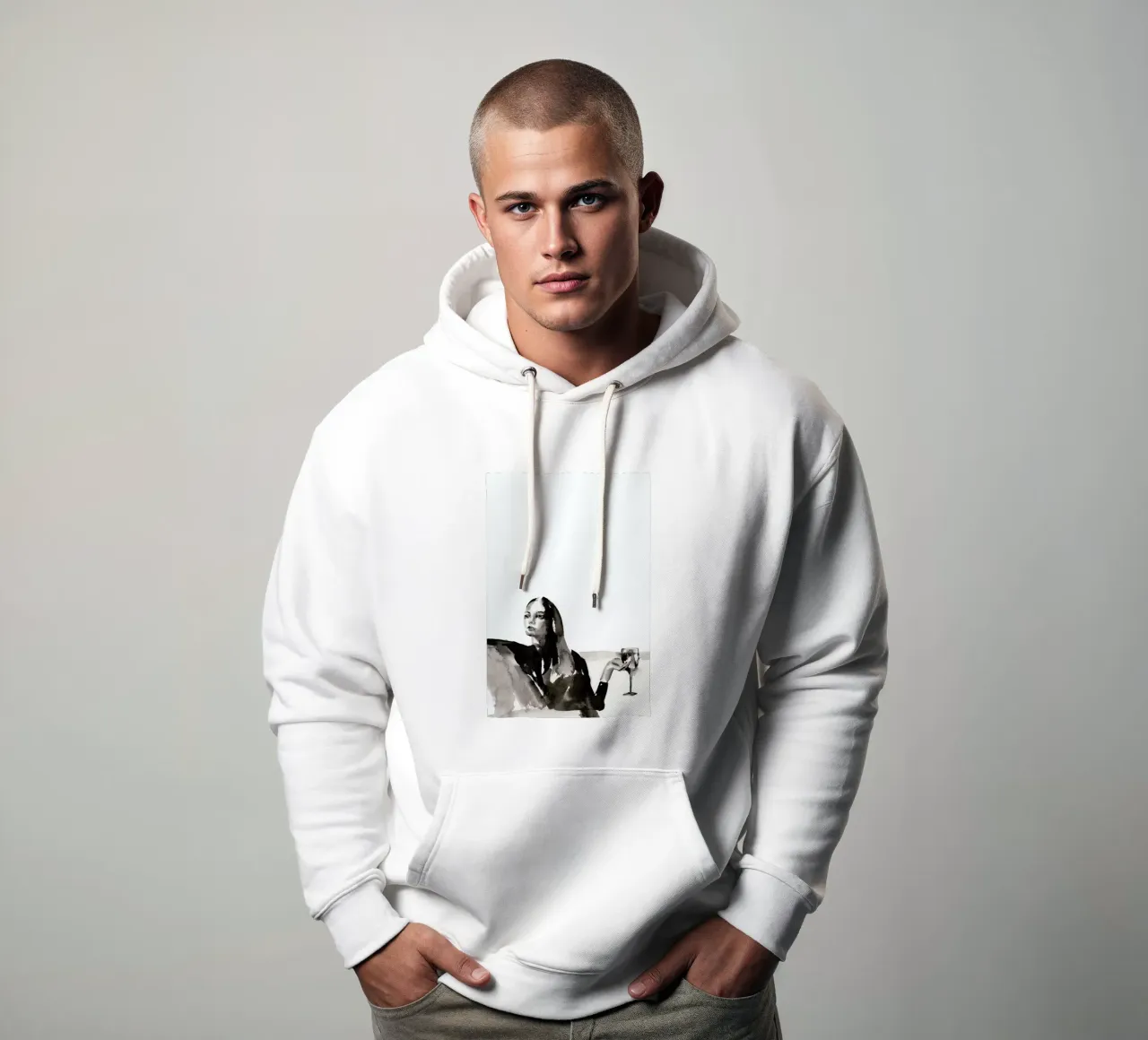 You Are Enough sudadera con capucha de Victoria Verbaan