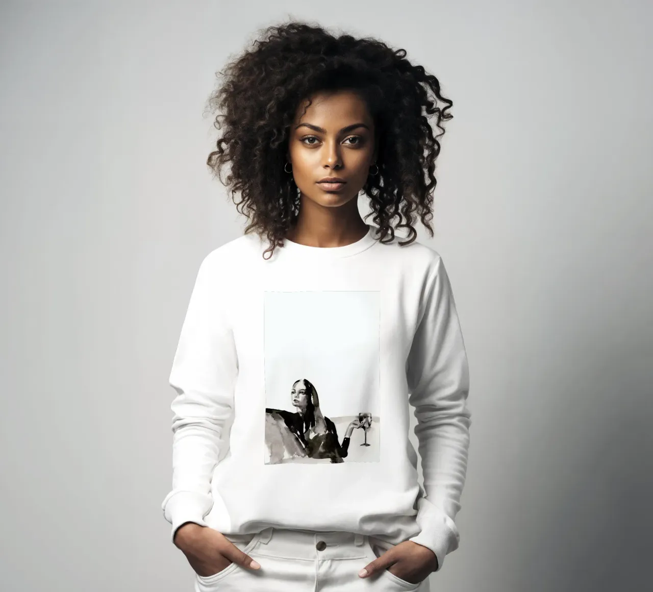 You Are Enough Sweatshirt von Victoria Verbaan