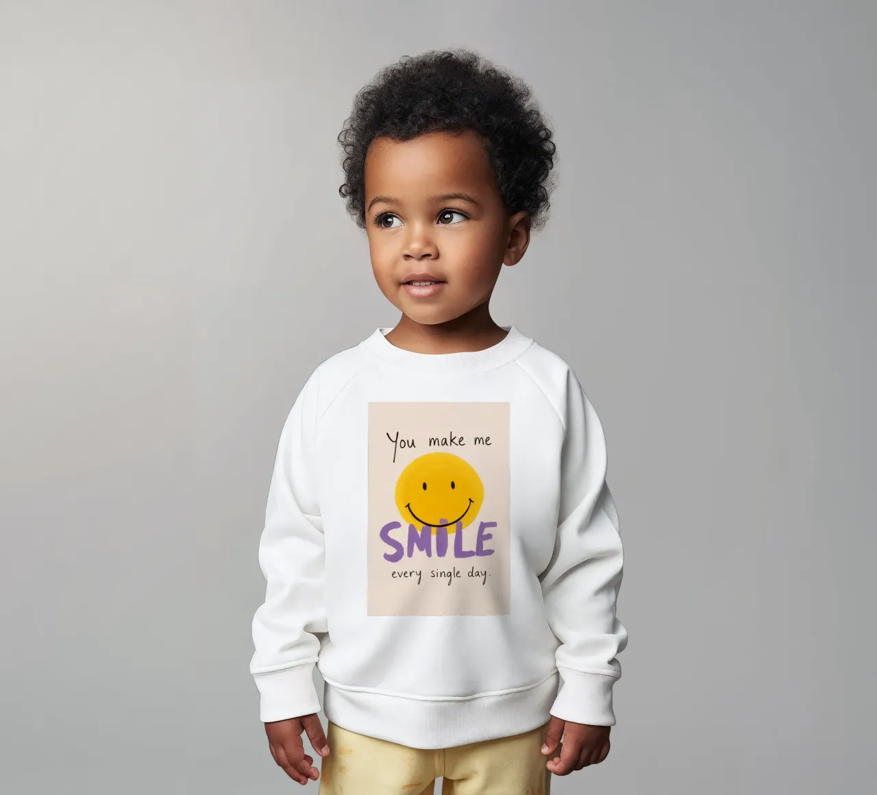 Smile Maker baby sweatshirt by KidzStudio