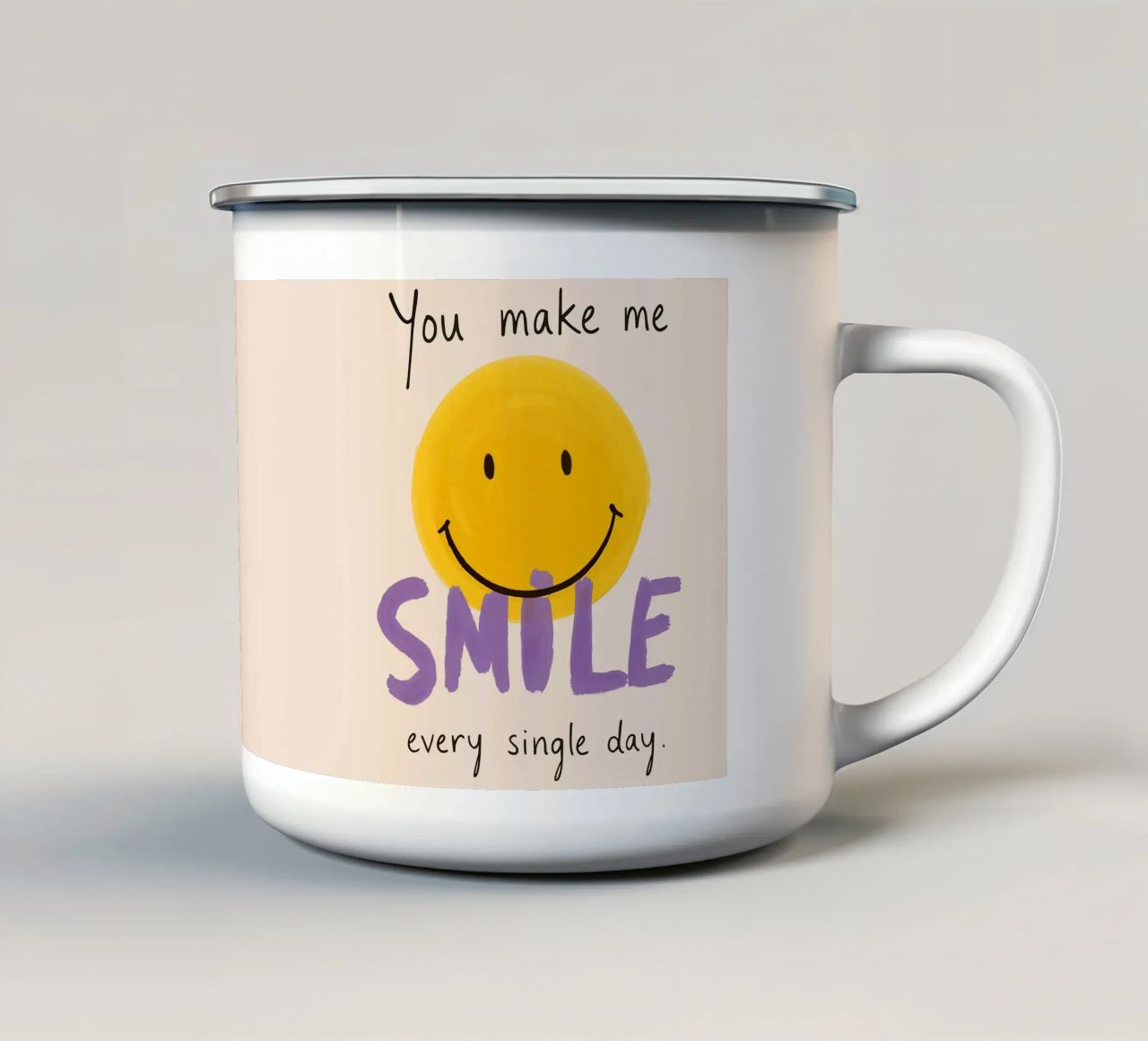 Smile Maker tazza in smalto da KidzStudio