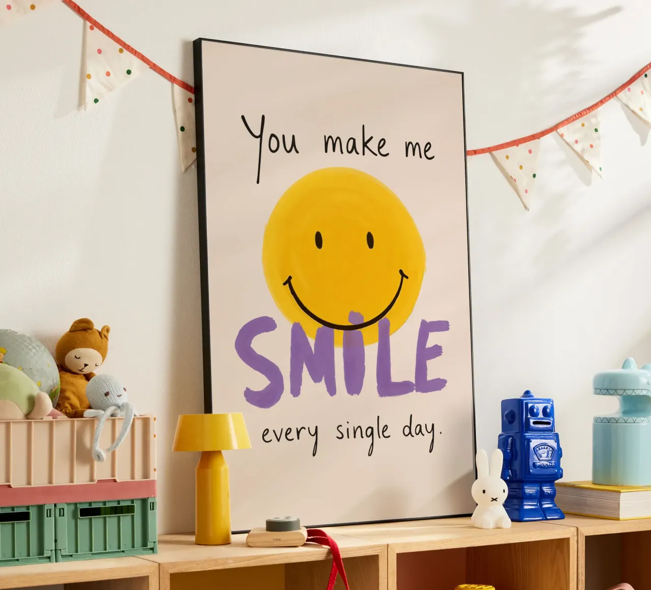 Smile Maker alluminio dibond da KidzStudio