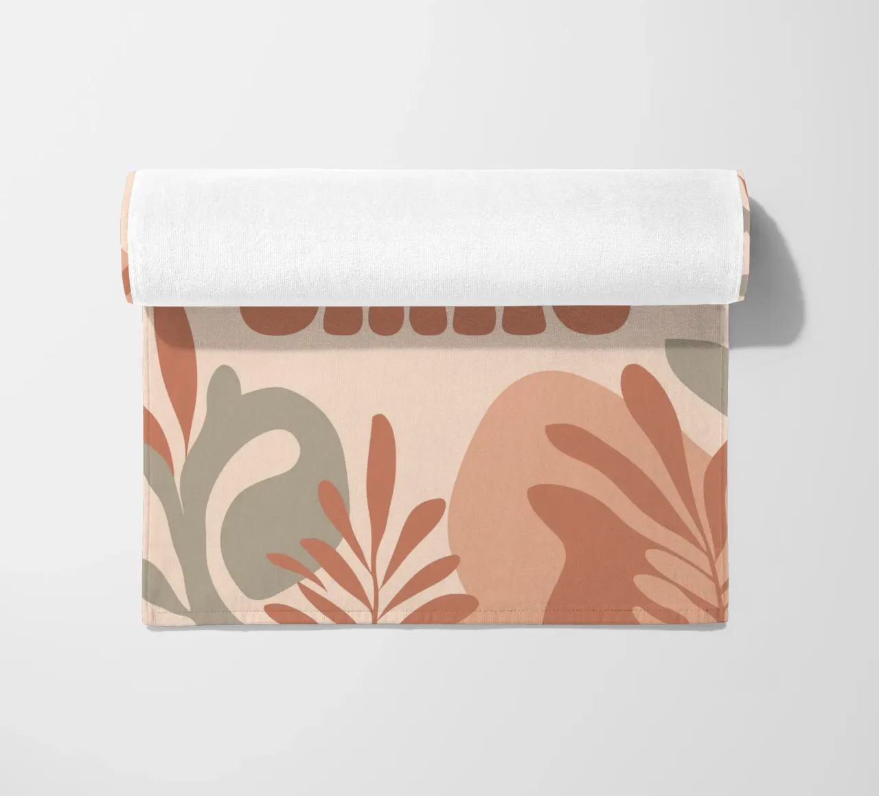 SMILE – Minimalist Boho Pastel Design telo mare da Soleil Basque