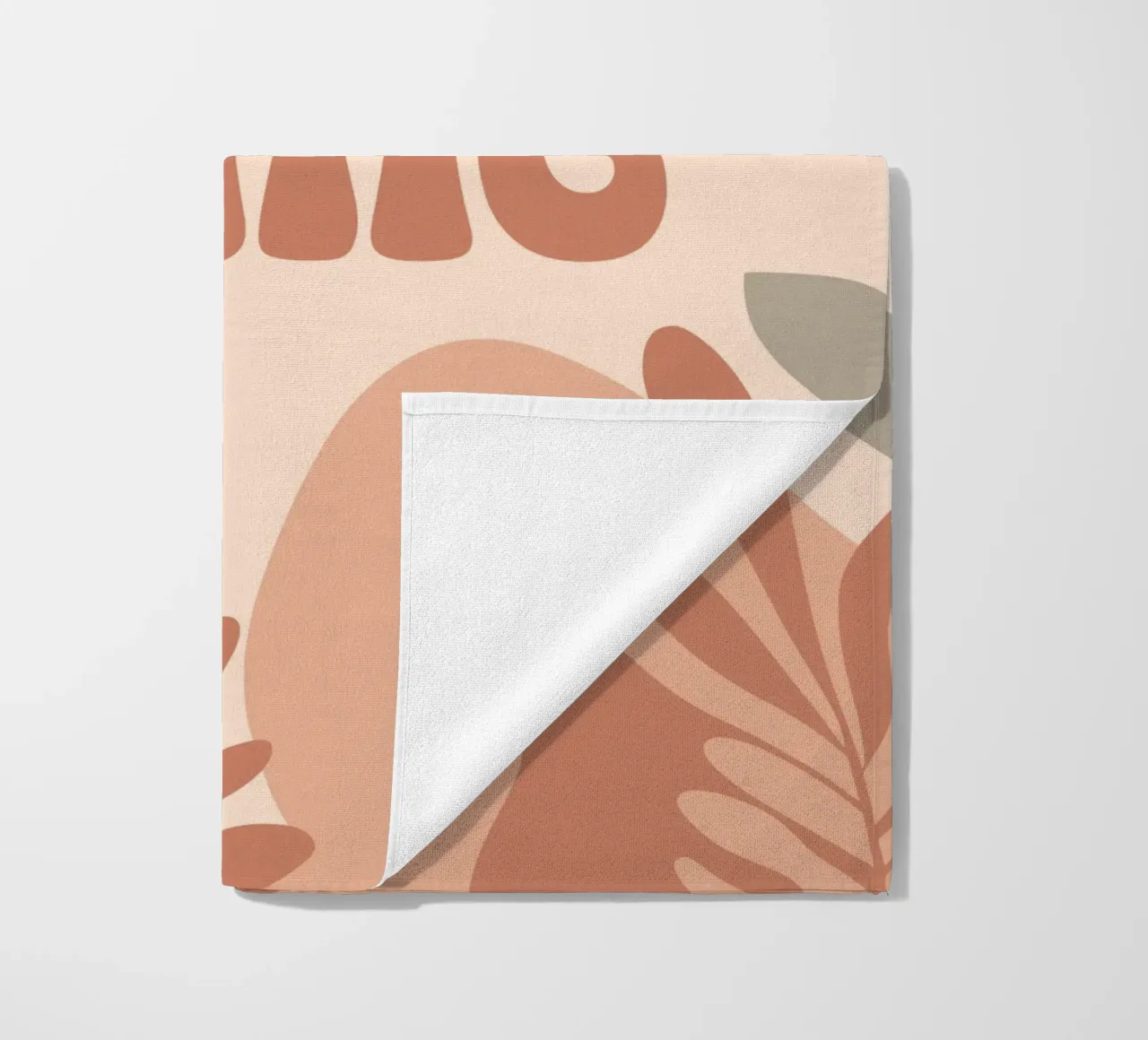 SMILE – Minimalist Boho Pastel Design telo mare da Soleil Basque