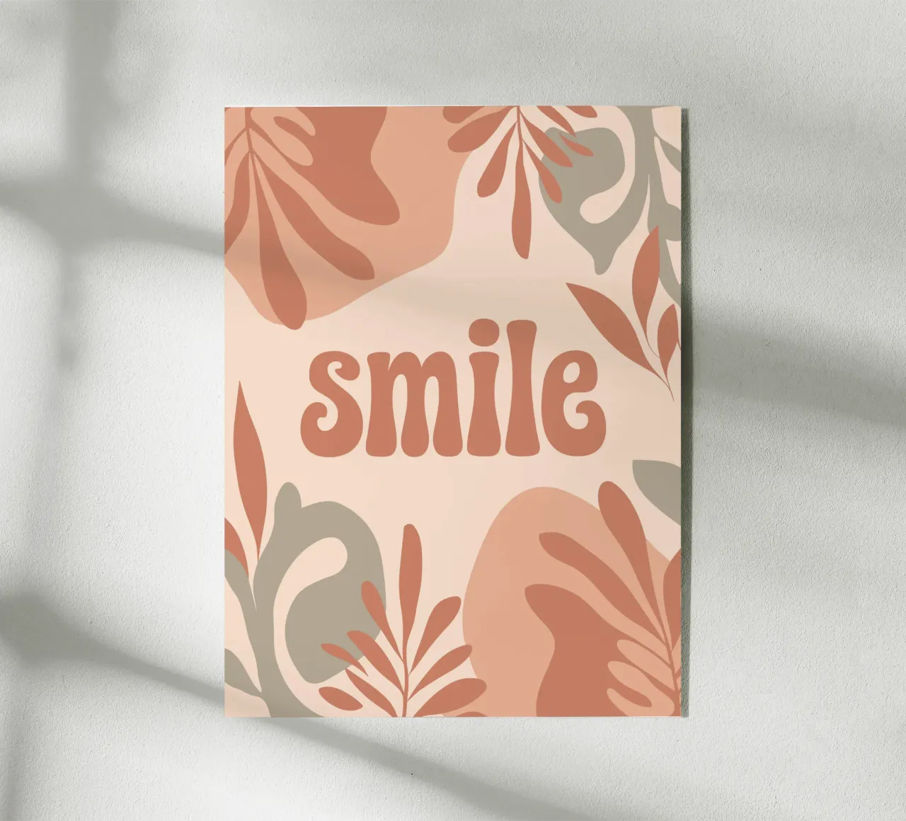 SMILE – Minimalist Boho Pastel Design plexiglass da Soleil Basque
