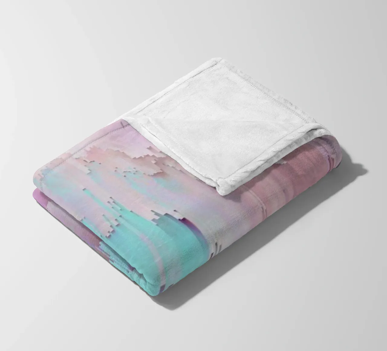 Pastel Glitches Fall coperta in pile da cafelab