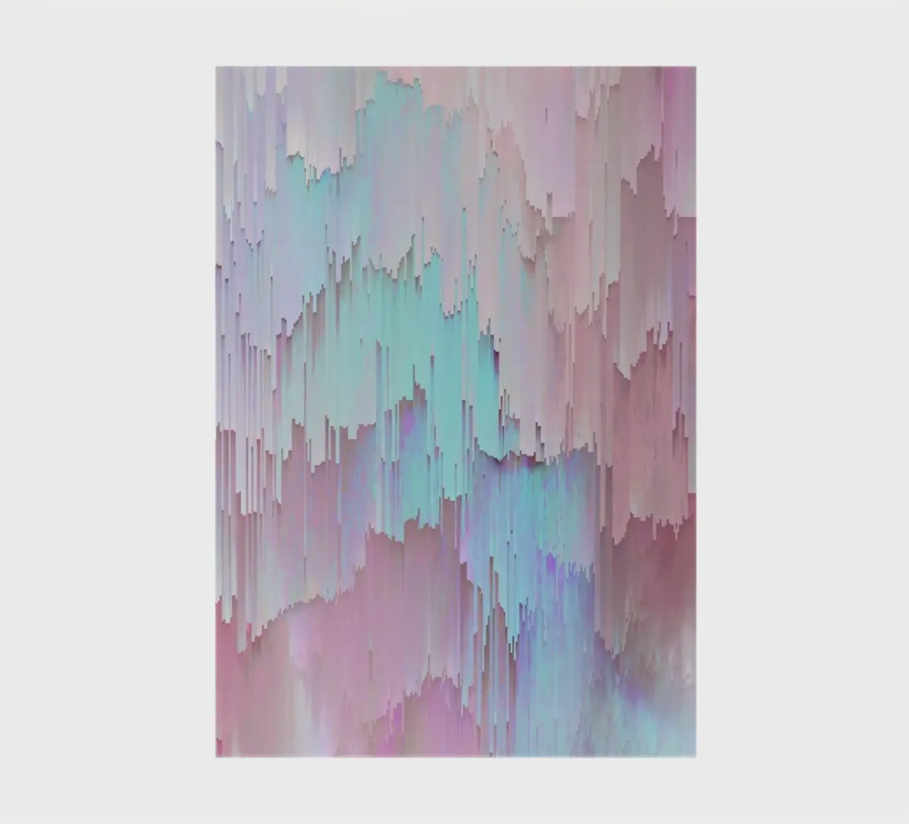 Pastel Glitches Fall notebook by cafelab