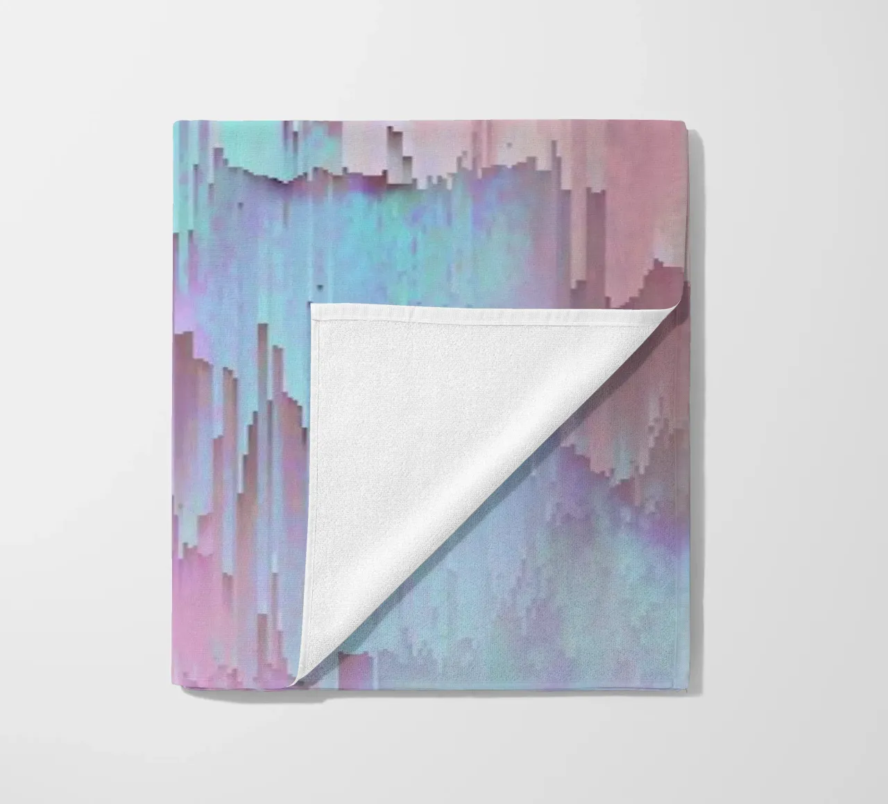Pastel Glitches Fall telo mare da cafelab