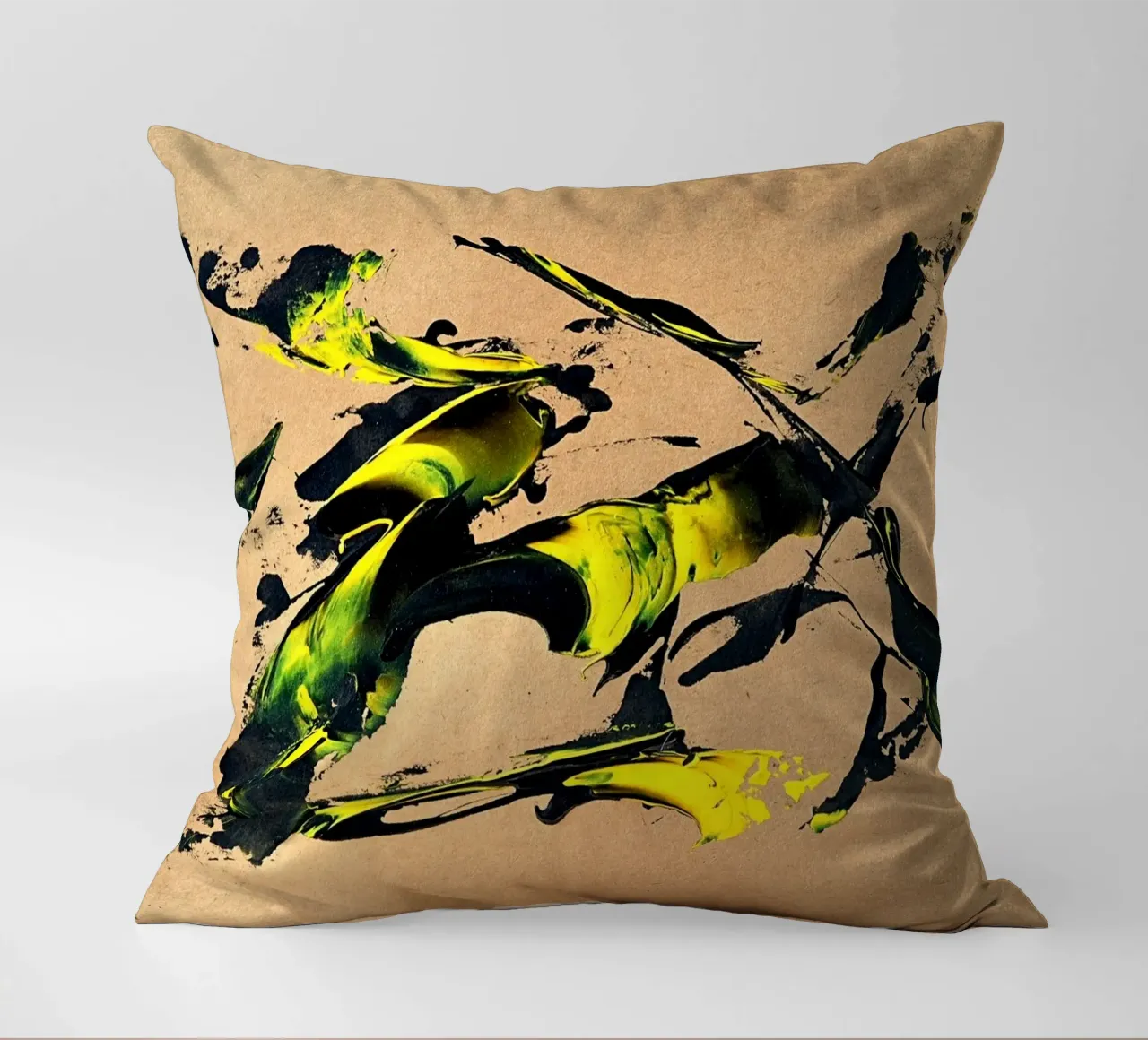 NATURAL STYLE 49 cuscino da Thierry Vobmann Abstract painting
