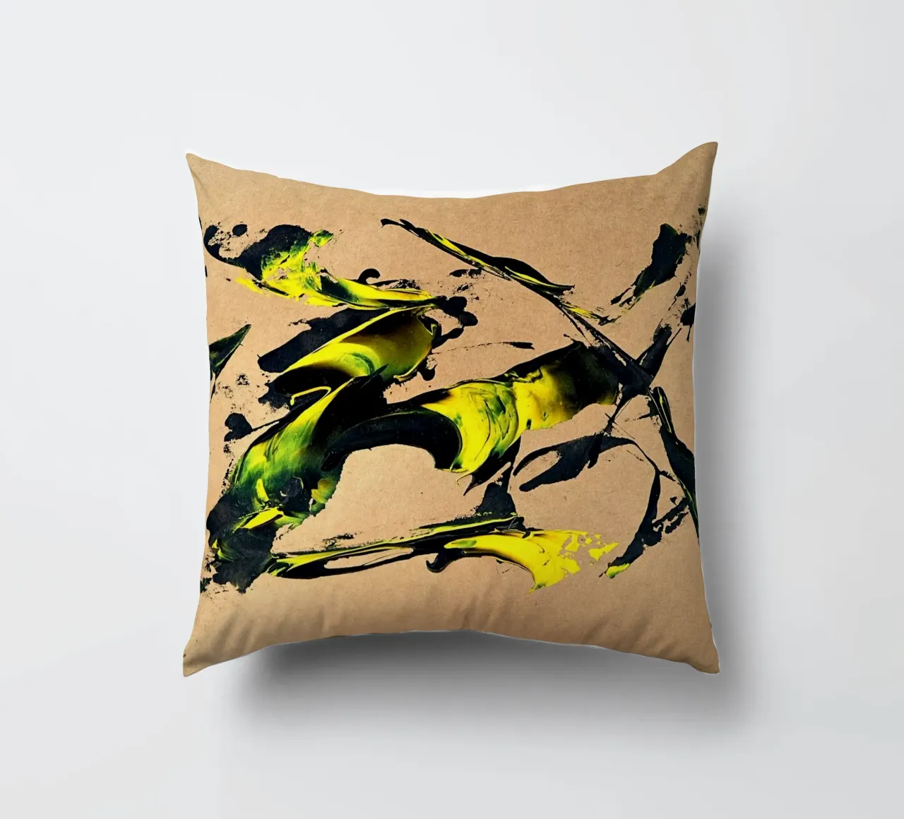 NATURAL STYLE 49 cuscino da Thierry Vobmann Abstract painting