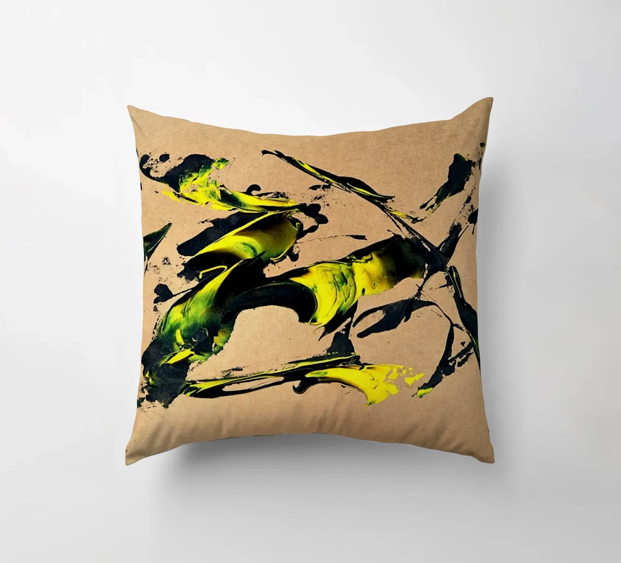 NATURAL STYLE 49 cuscino da Thierry Vobmann Abstract painting