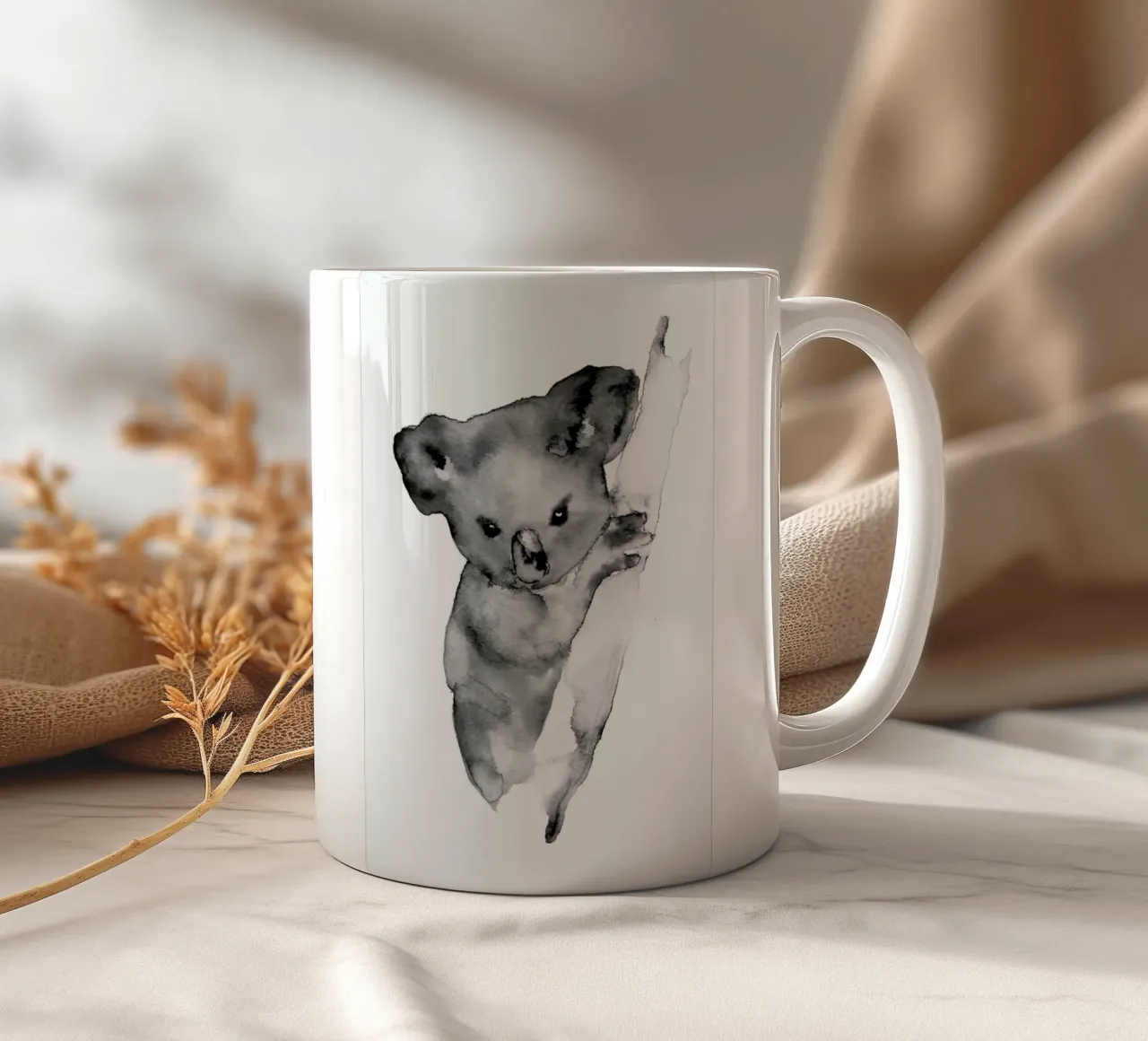 Koala in Grey tazza in ceramica da Larissa van der Laan