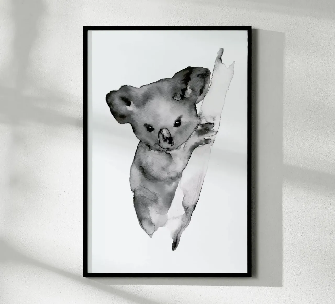 Koala in Grey carta hahnemühle da Larissa van der Laan