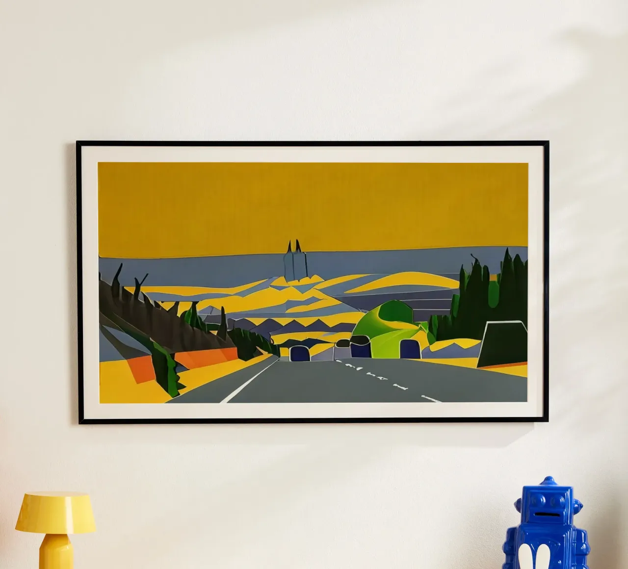 Vista della Cattedrale di Colonia_5 poster con telaio in alluminio da Abstract Art by LK