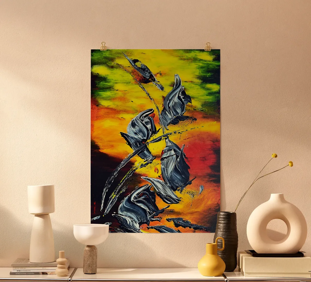 ASCENSION poster da Thierry Vobmann Abstract painting