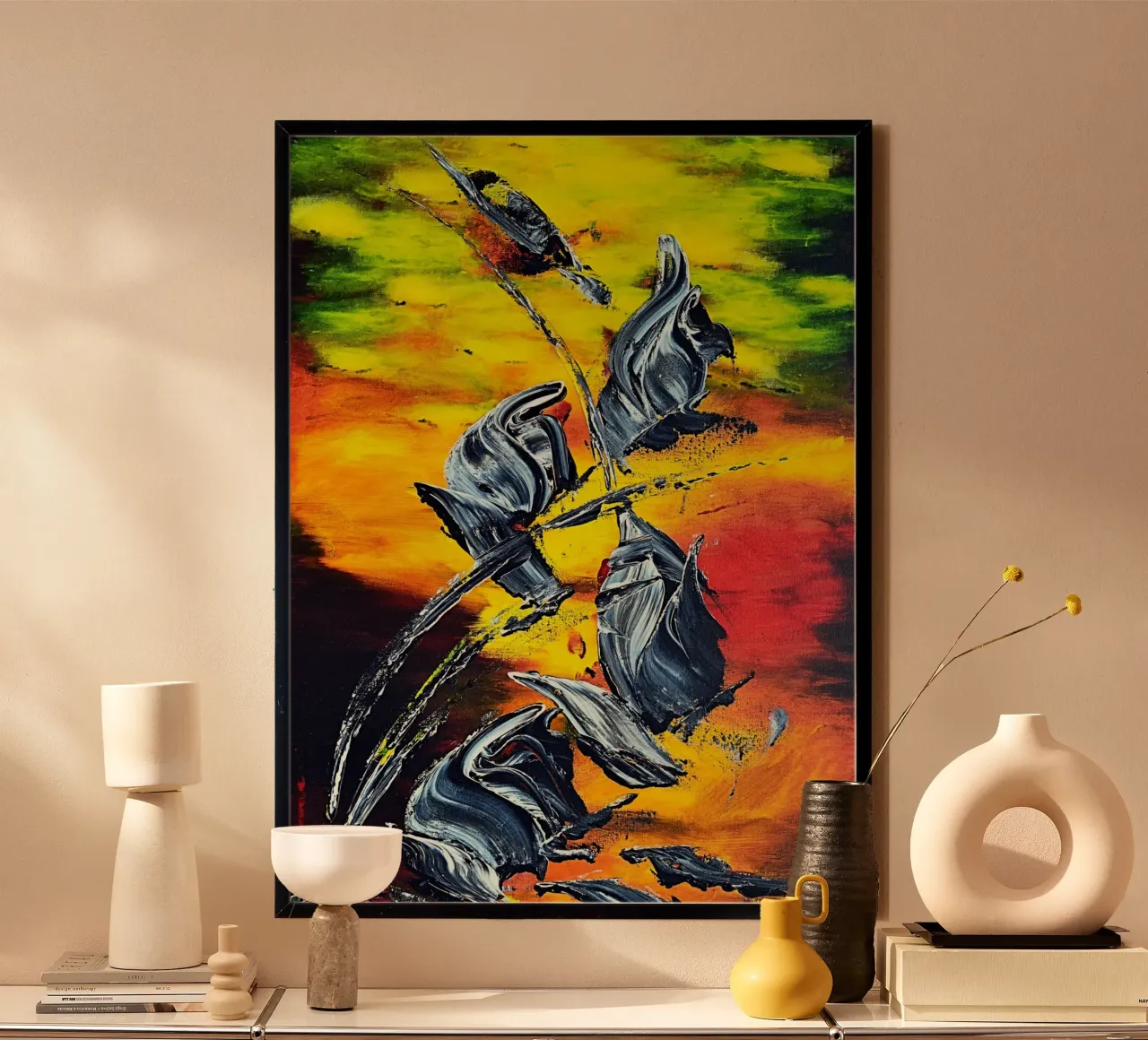 ASCENSION poster da Thierry Vobmann Abstract painting