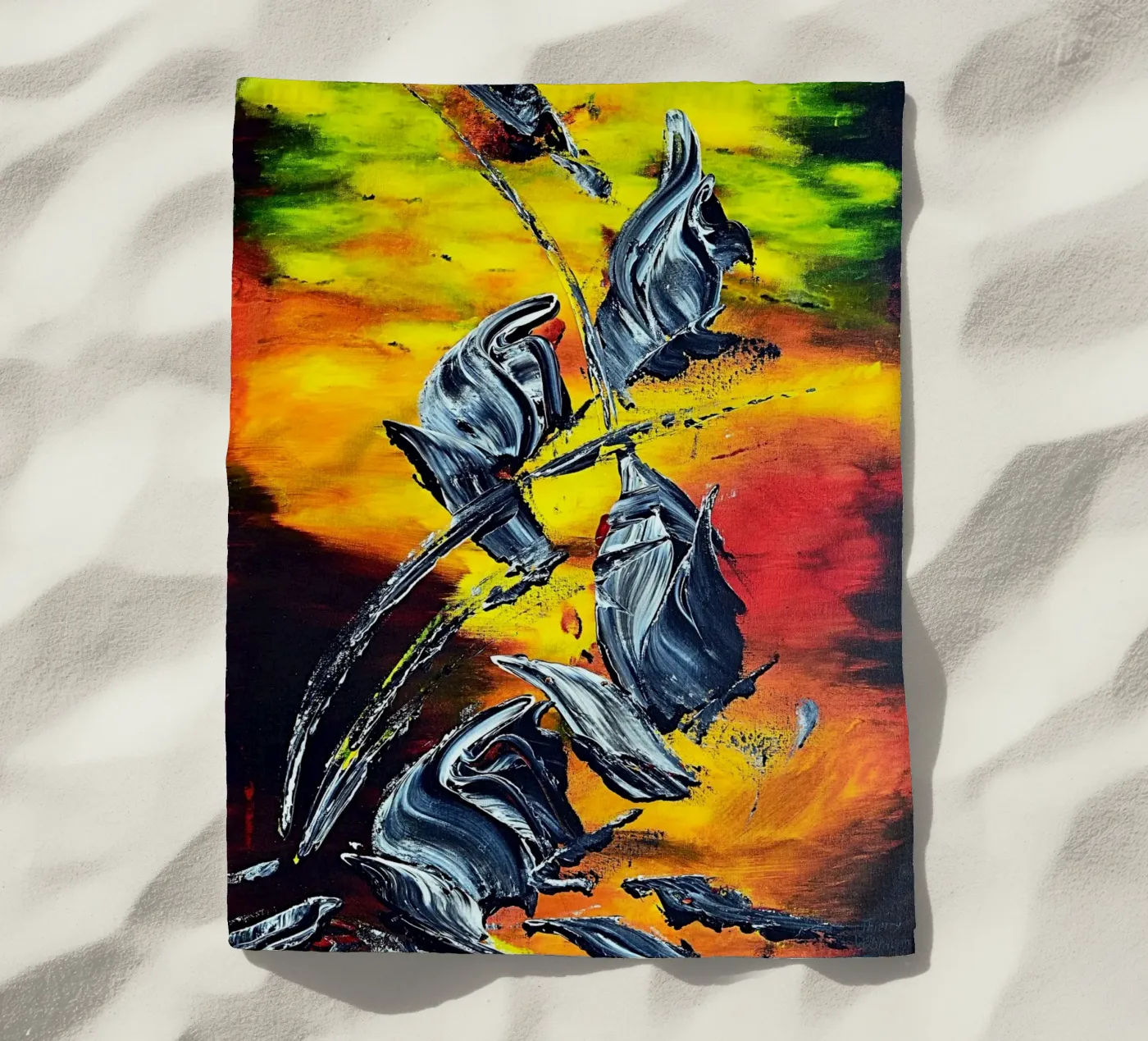 ASCENSION telo mare da Thierry Vobmann Abstract painting