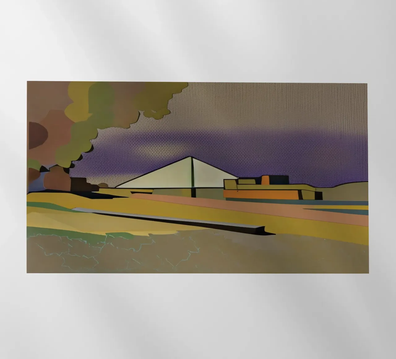 Excursion_view of bridge in Cologne_1 backlit film by Abstract Art by LK